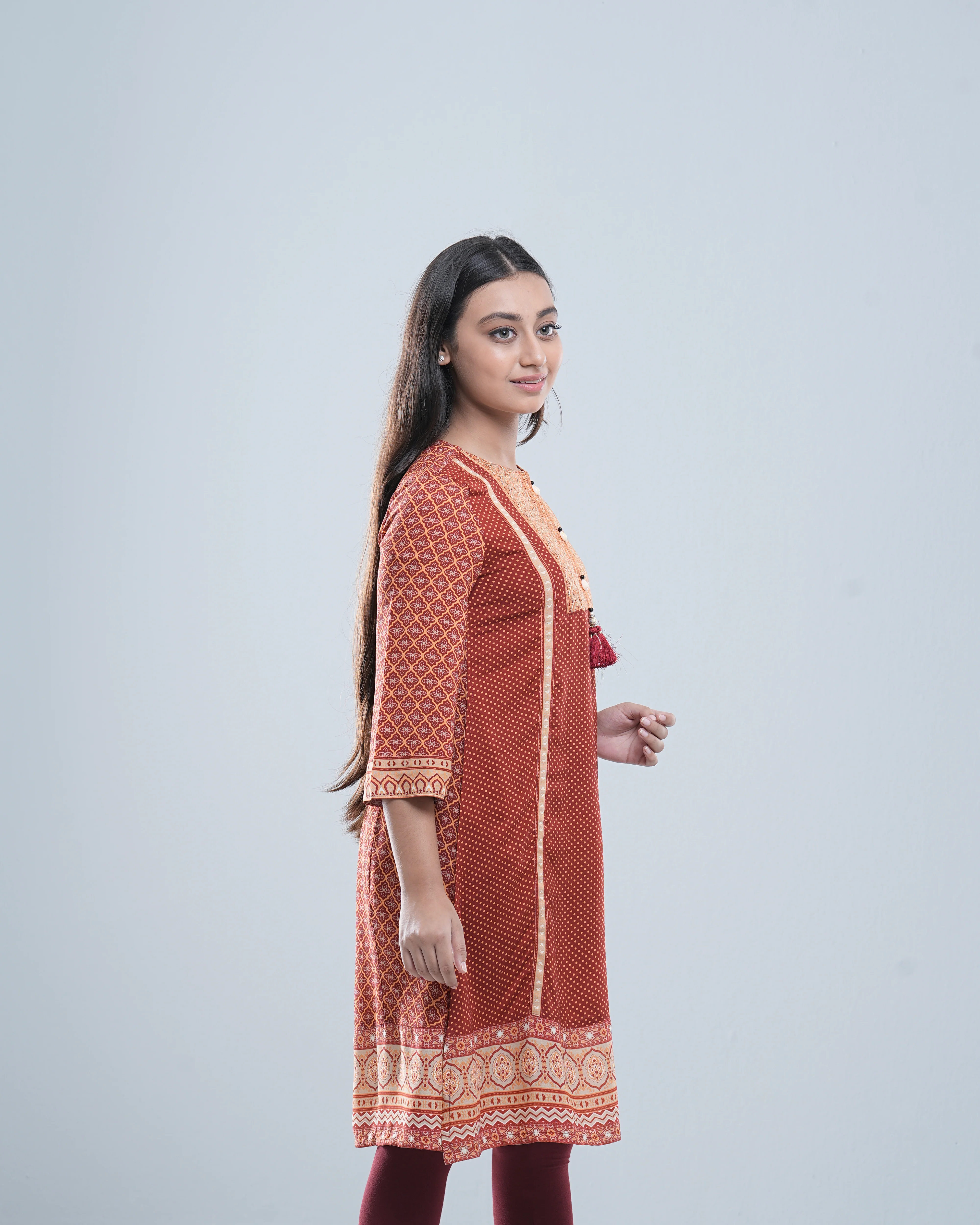 Junior Girls' Ethnic Top (10-14 Years) - Image 3