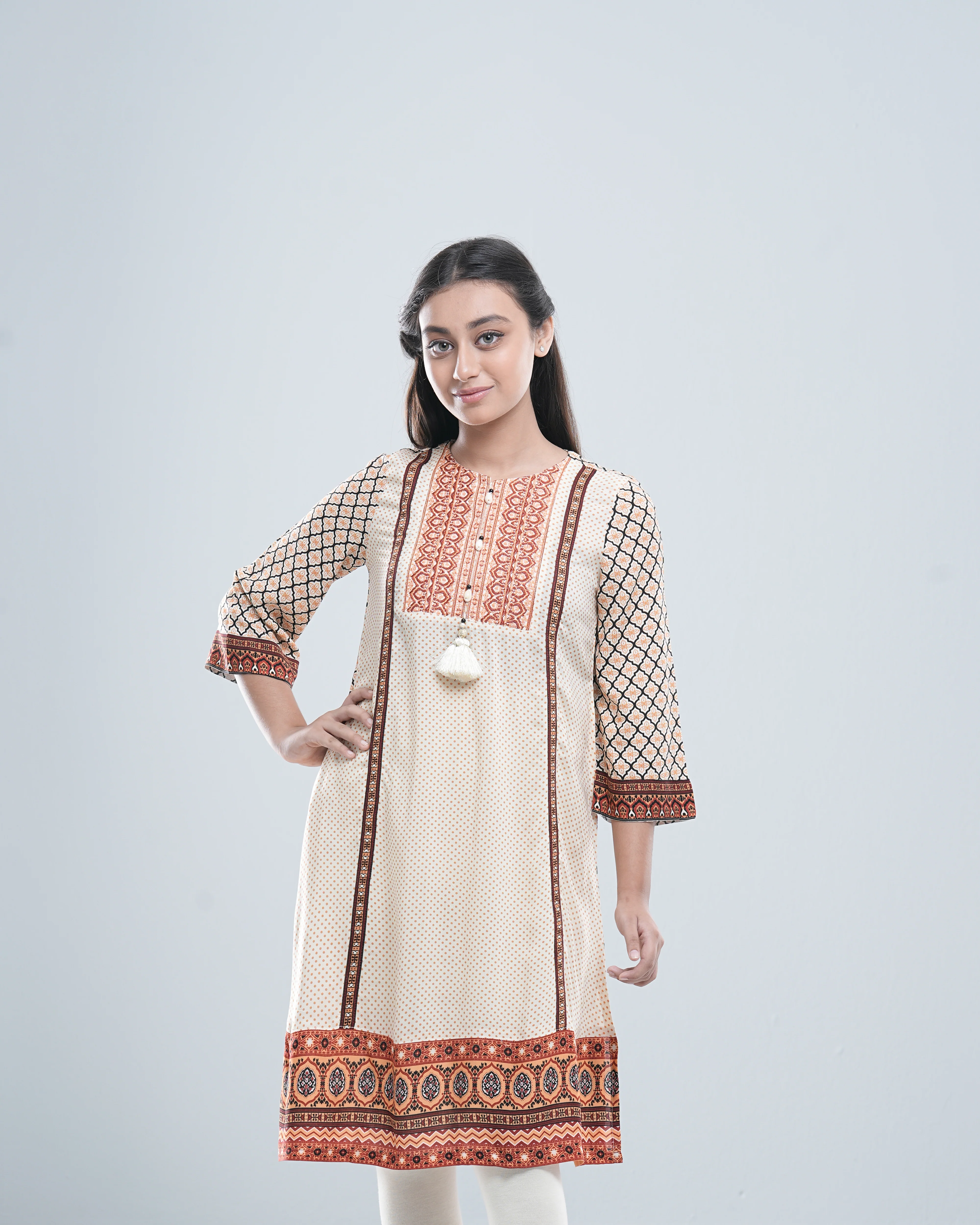 Junior Girls' Ethnic Top (10-14 Years) - Image 7
