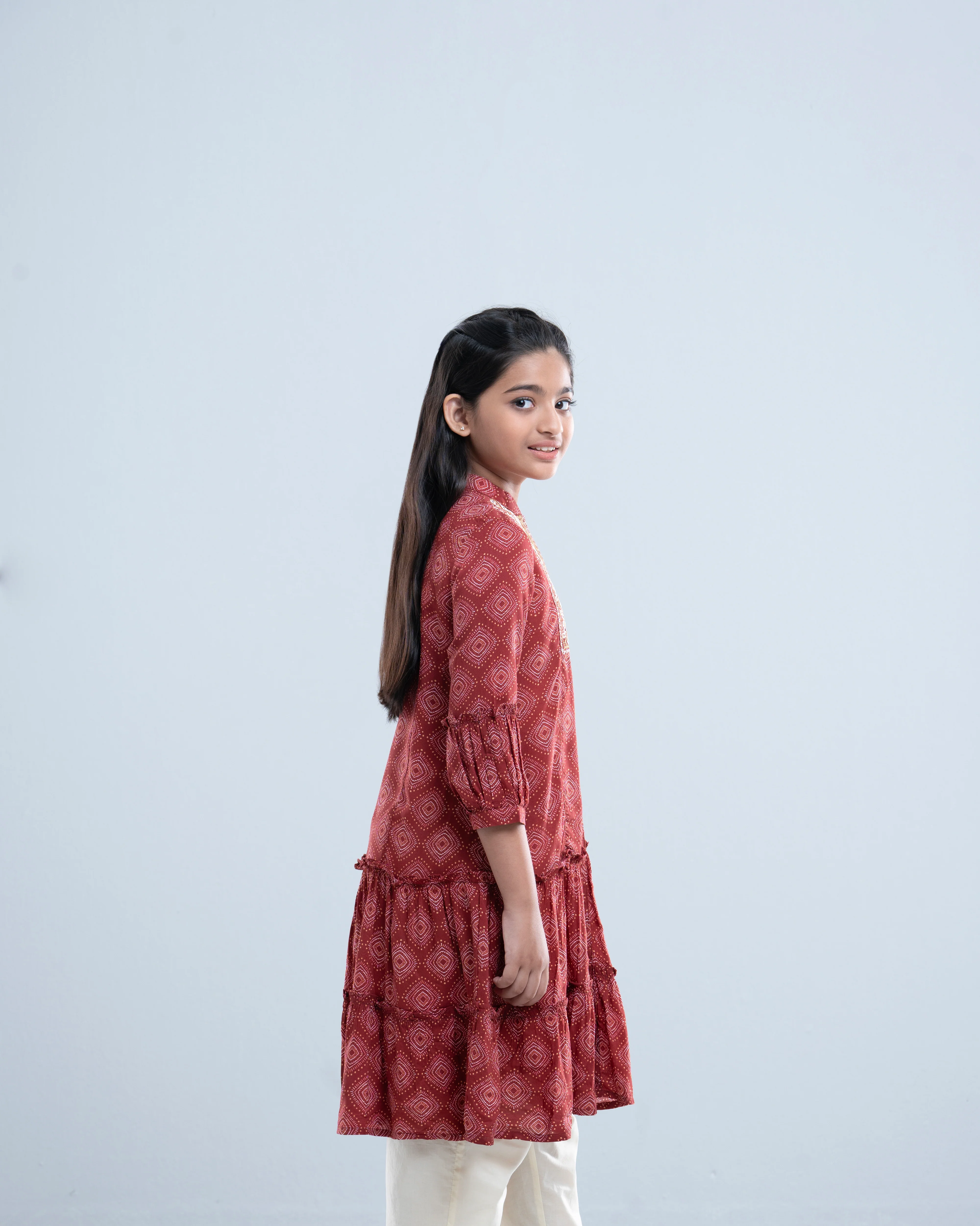 Junior Girls' Ethnic Top (10-14 Years) - Image 3