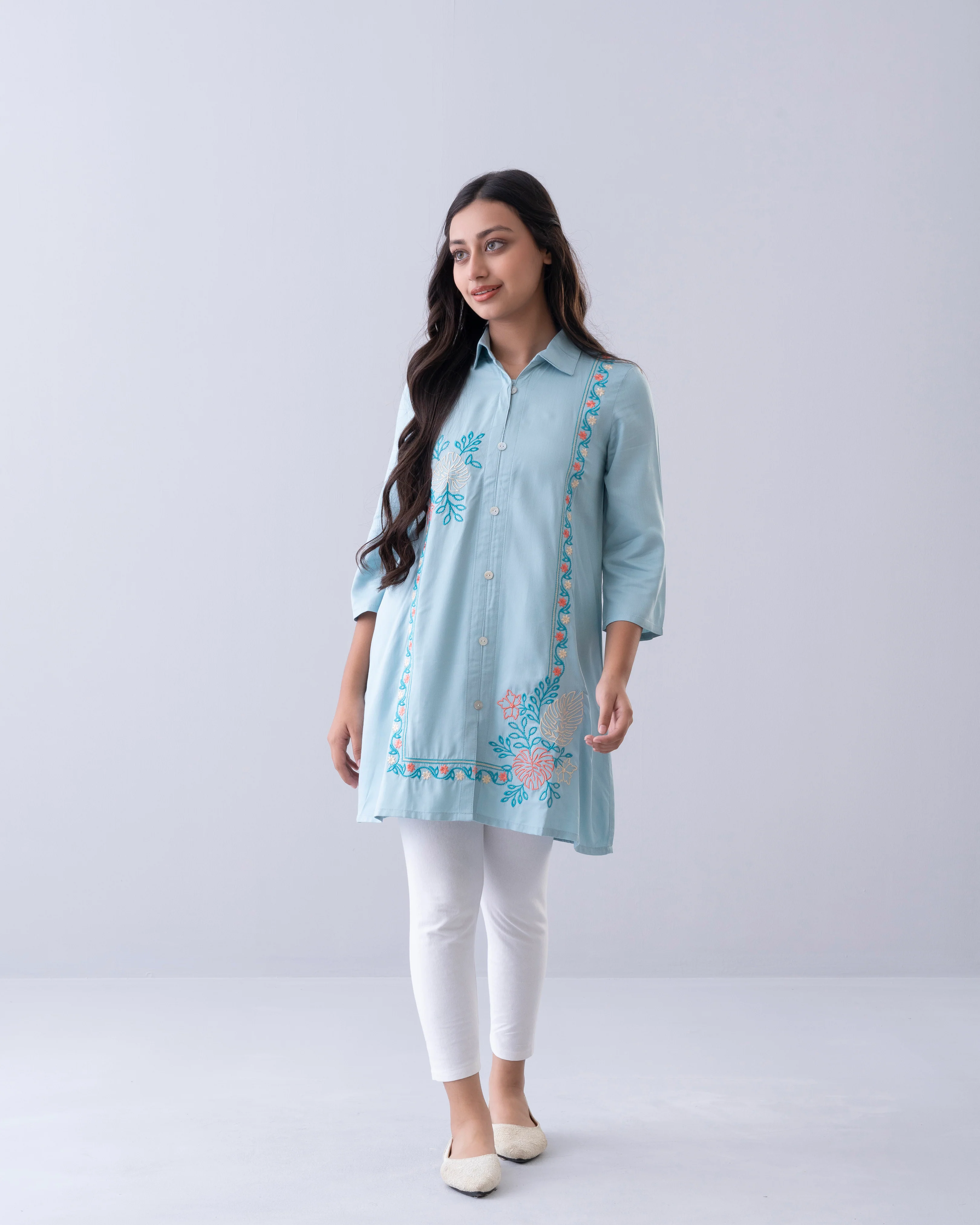Junior Girls' Ethnic Top (10-14 Years)