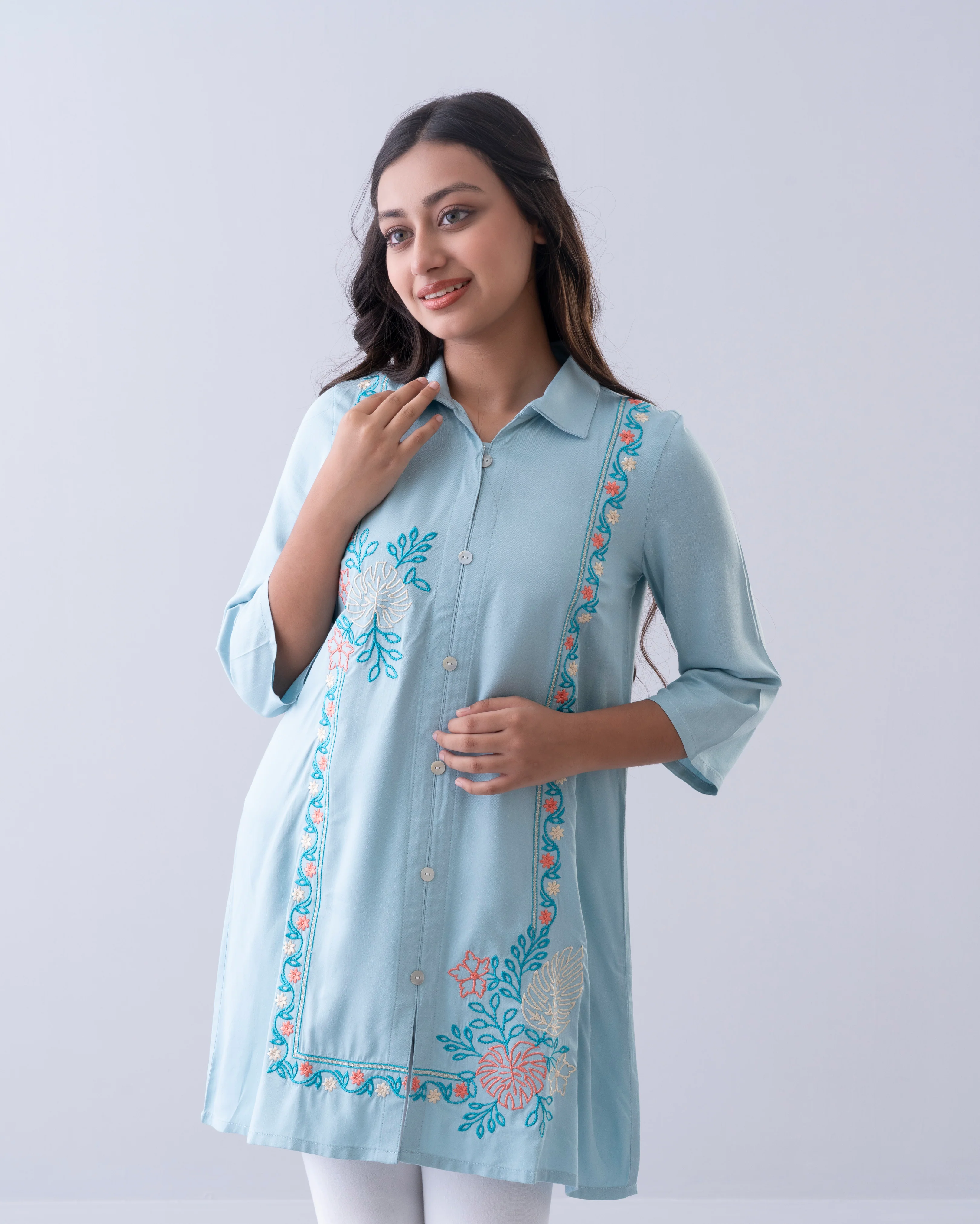 Junior Girls' Ethnic Top (10-14 Years) - Image 2