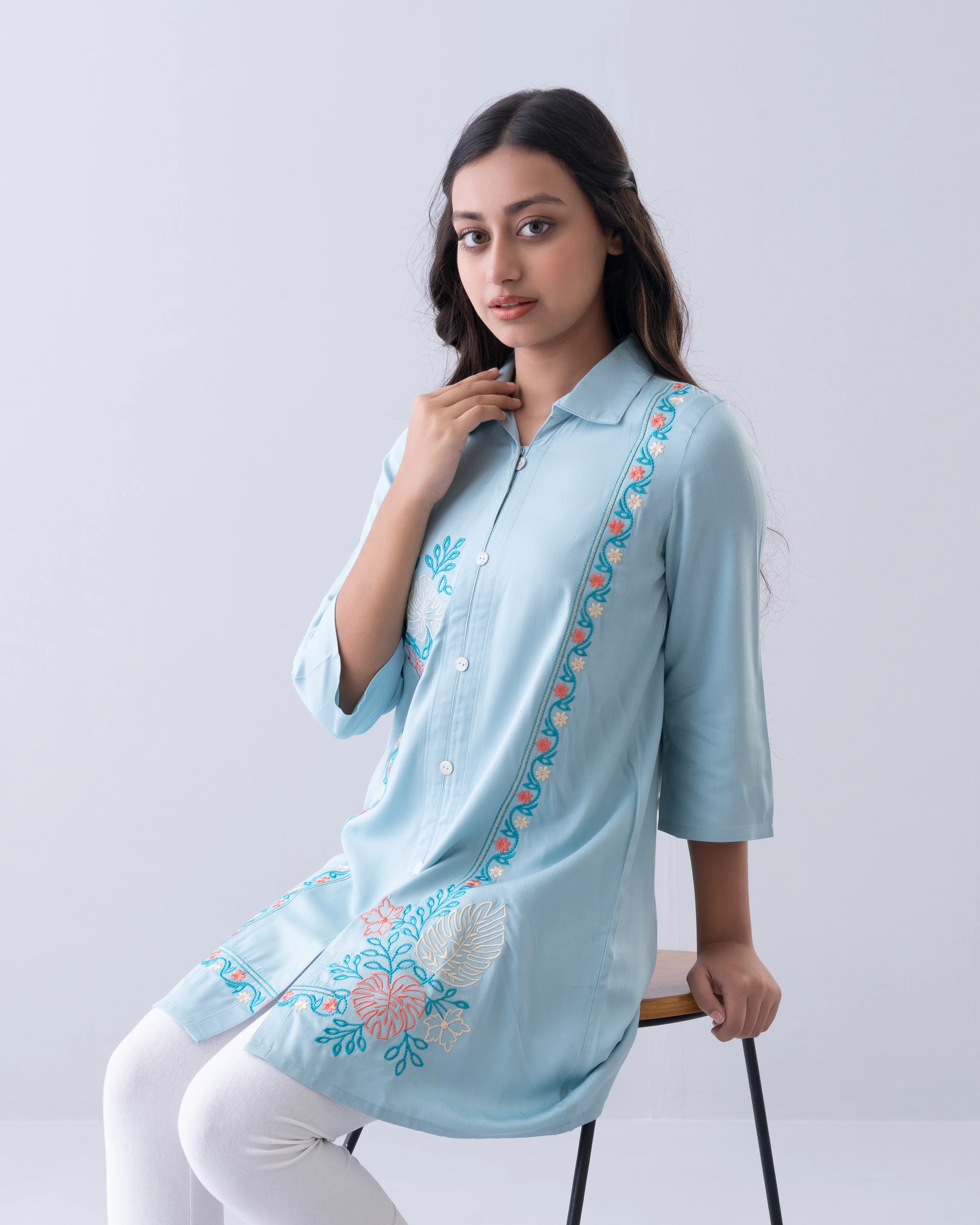 Junior Girls' Ethnic Top (10-14 Years) - Image 6