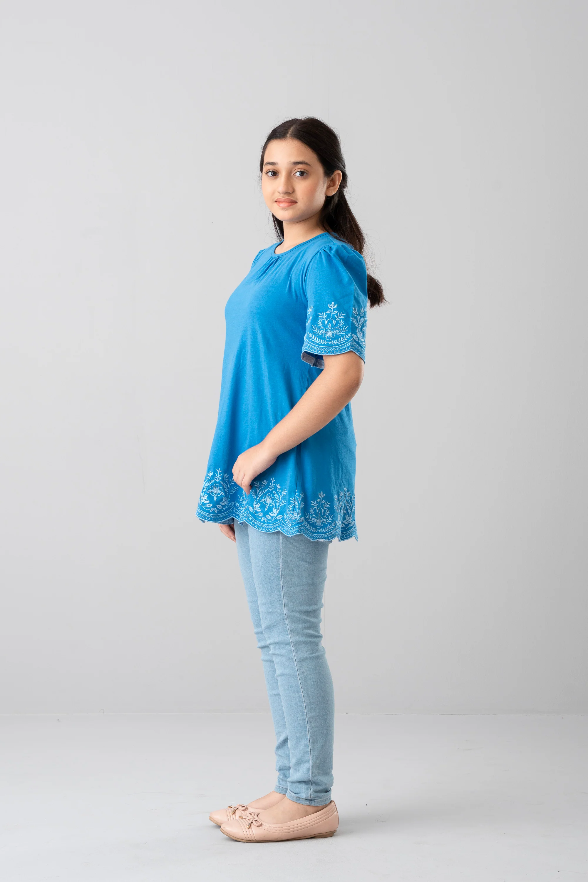 Junior Girls Knit Fashion Top (10-14 Years) - Image 3