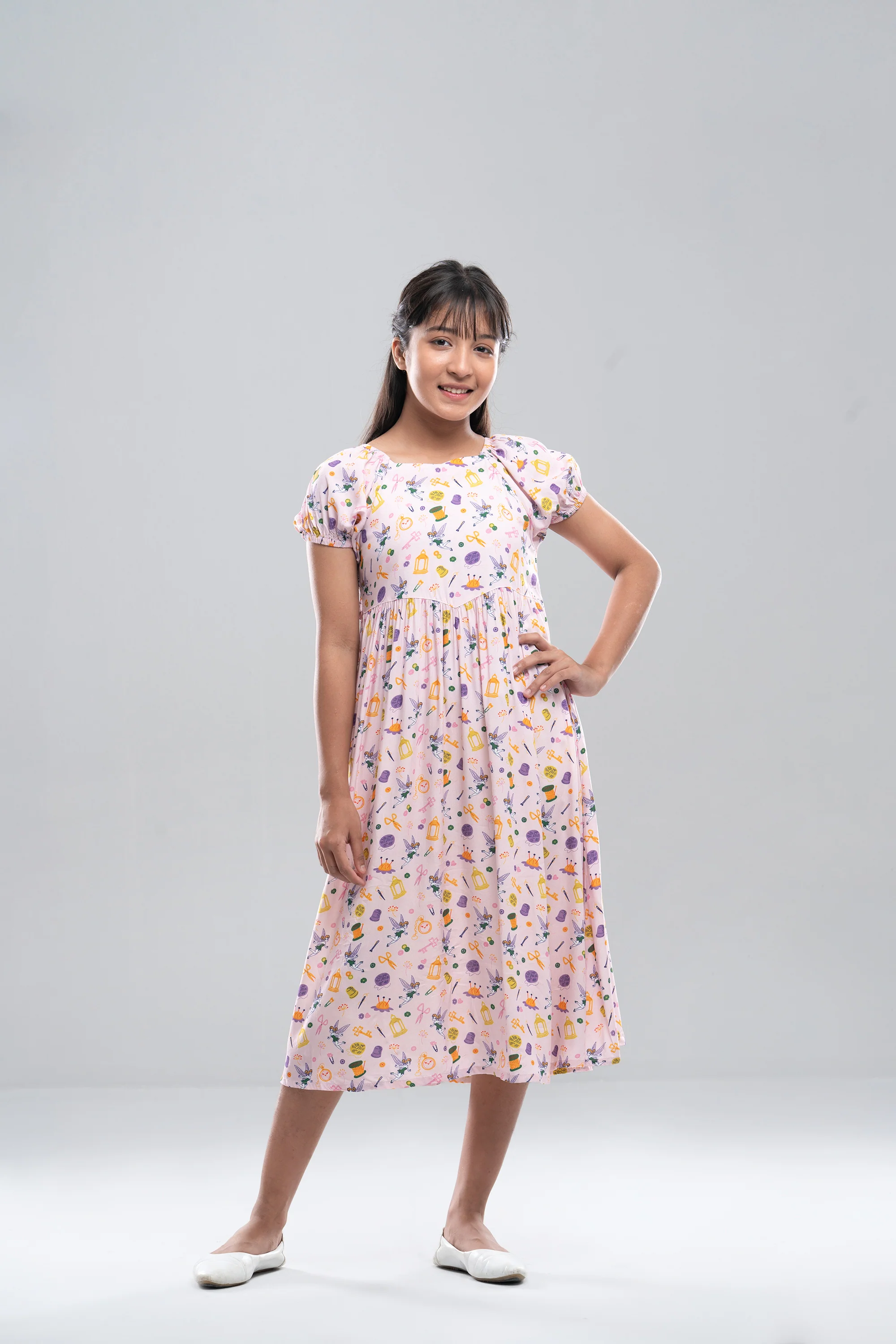 Junior Girls Long Dress (10-14 Years) - Disney - Image 2