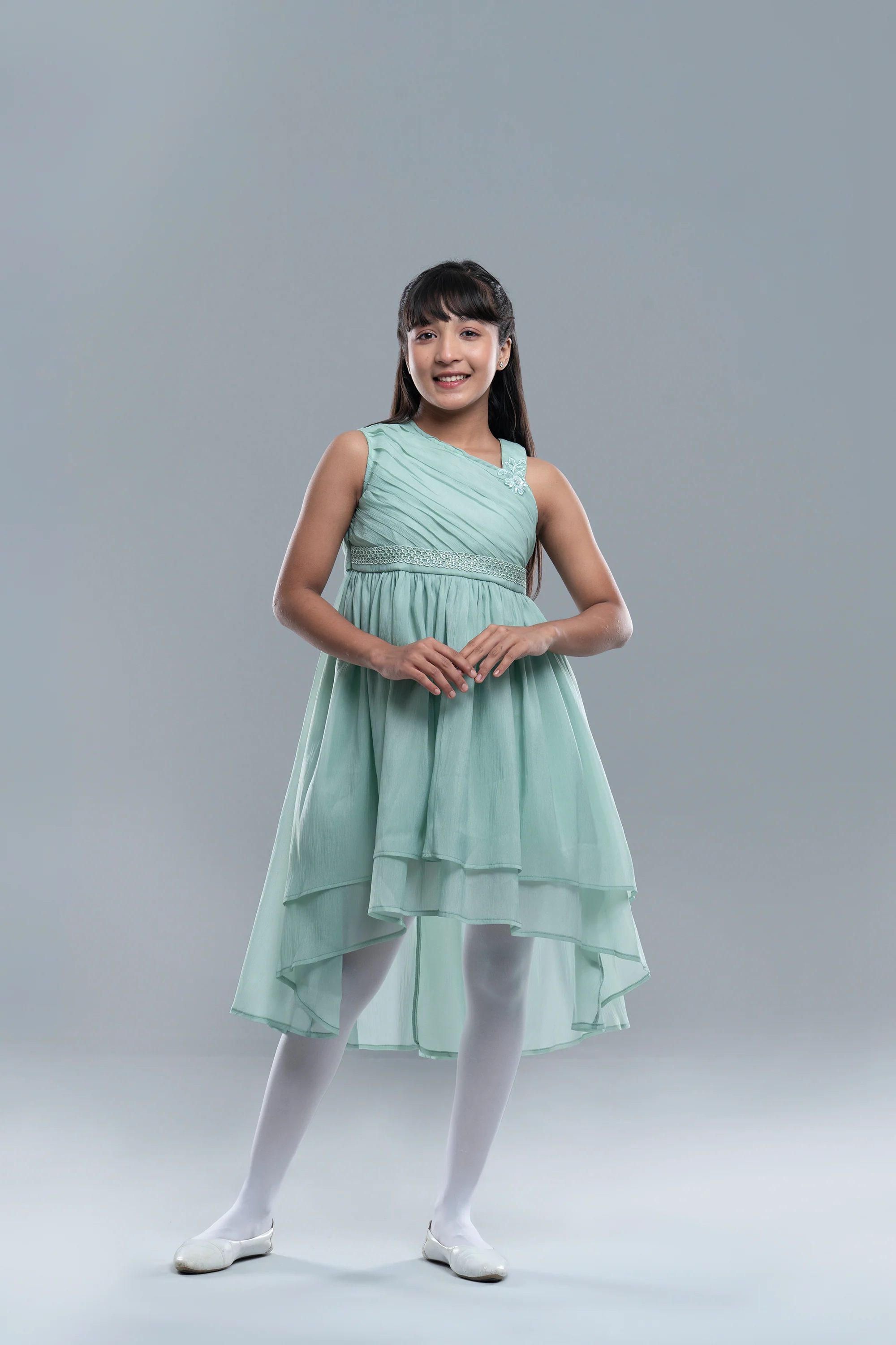 Junior Girls Long Dress (10-14 Years) - Image 6