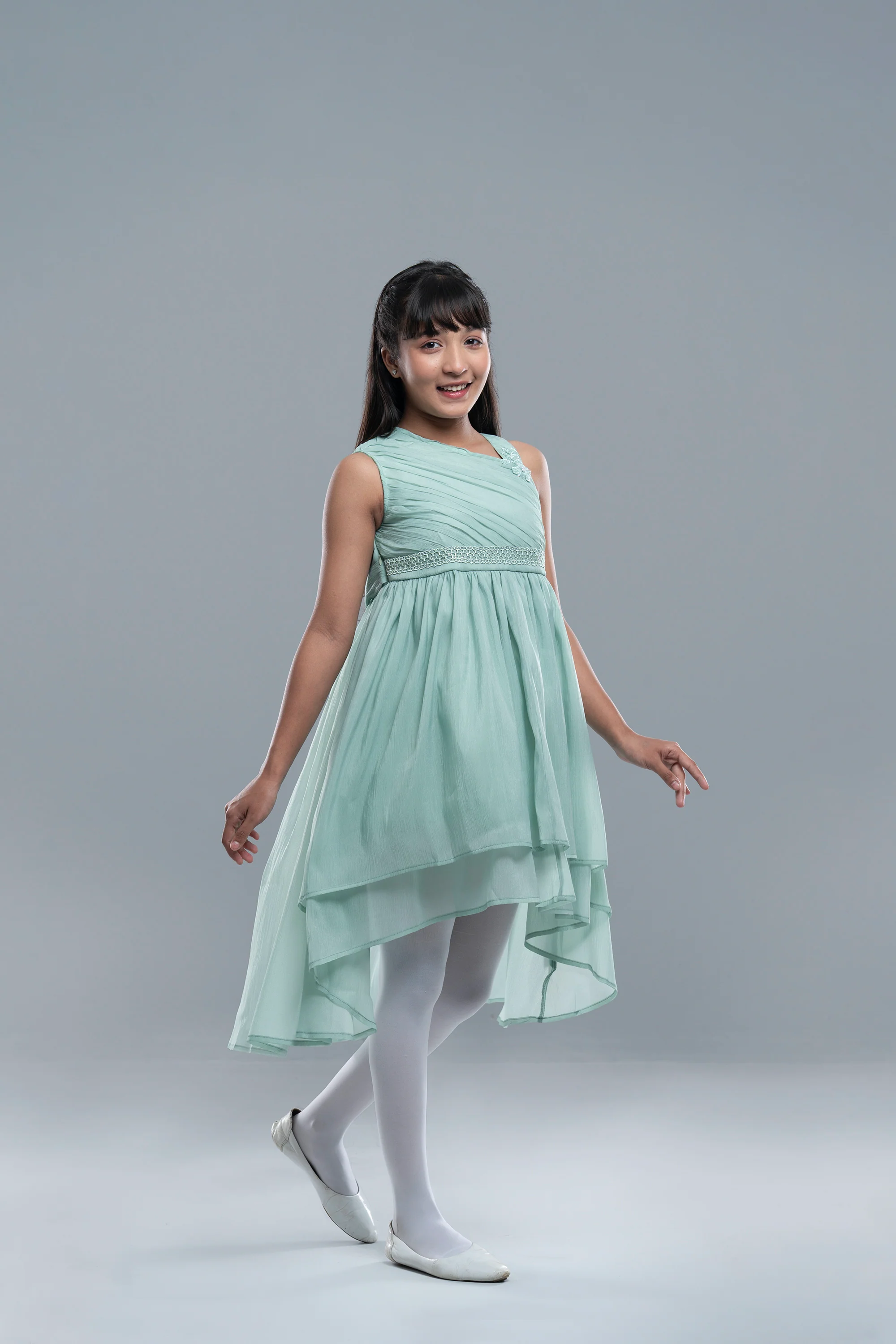 Junior Girls Long Dress (10-14 Years) - Image 7