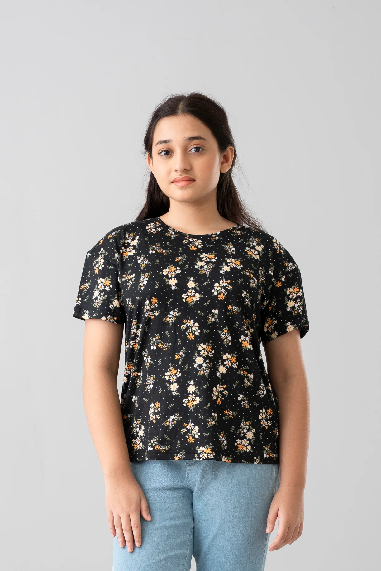Junior Girls Knit Fashion Top (10-14 Years) - Image 2