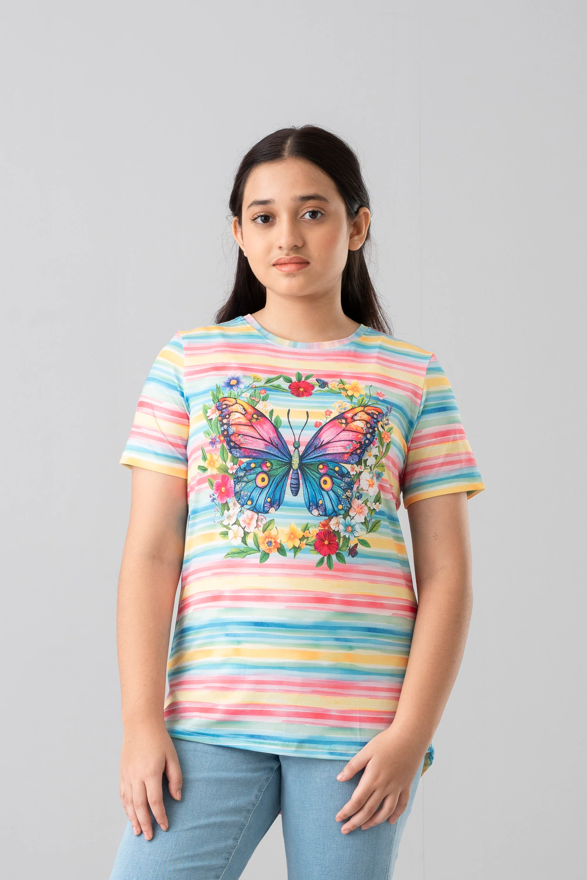 Junior Girls Knit Fashion Tops (10-14 Years) - Image 2