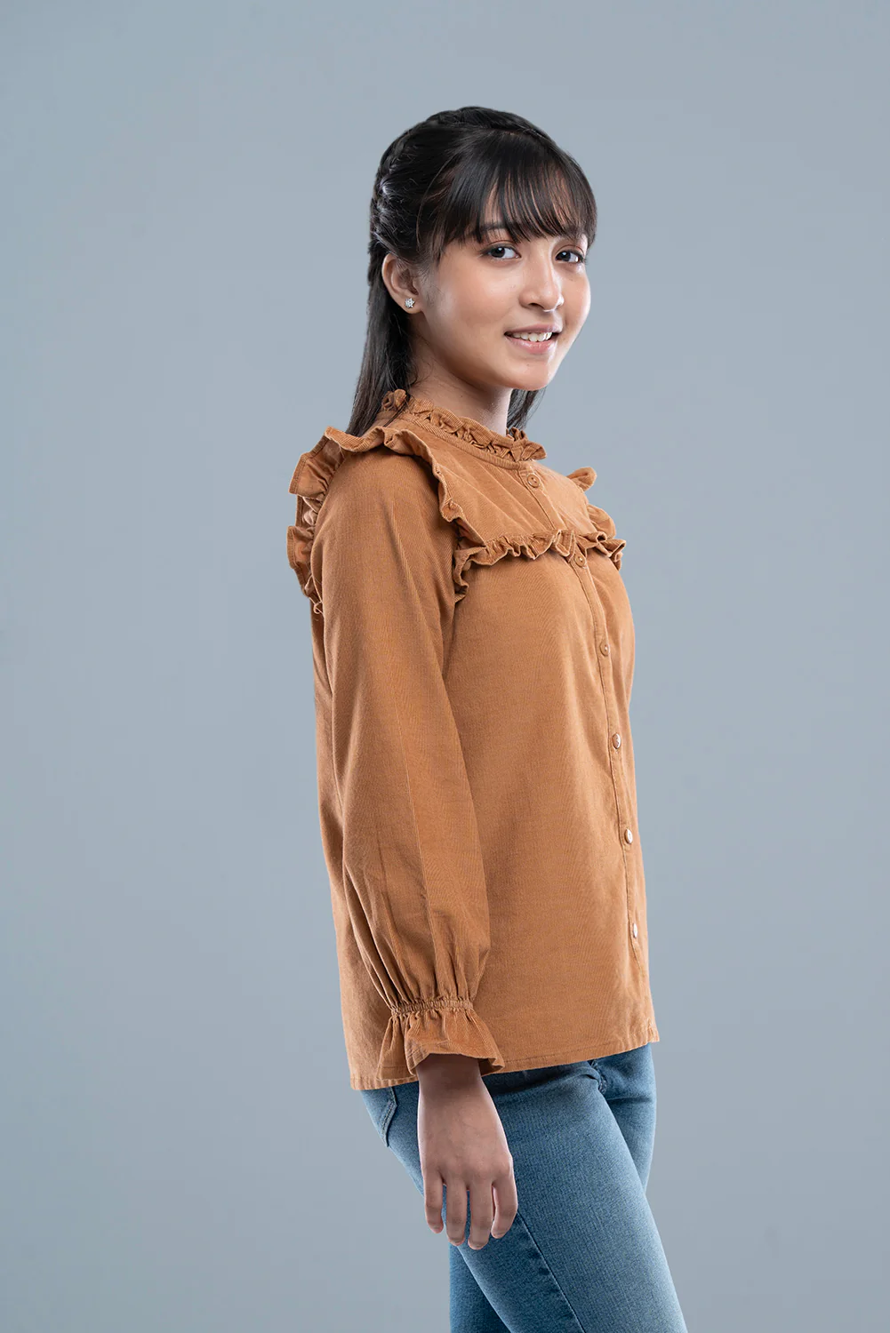 Junior Girls' Western Fashion Top (10-14 Years) - Image 3