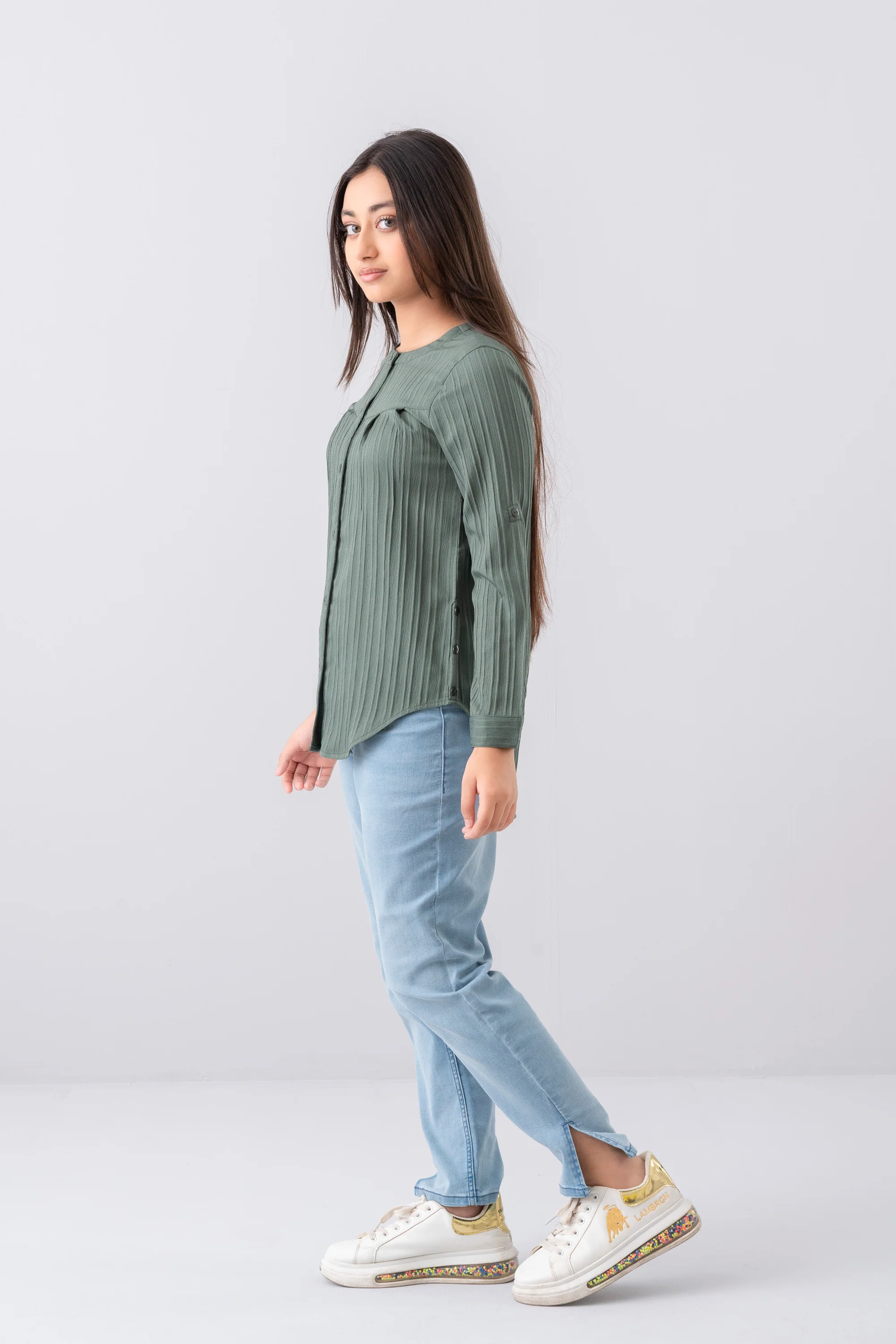 Junior Girls' Western Fashion Top (10-14 Years) - Image 2