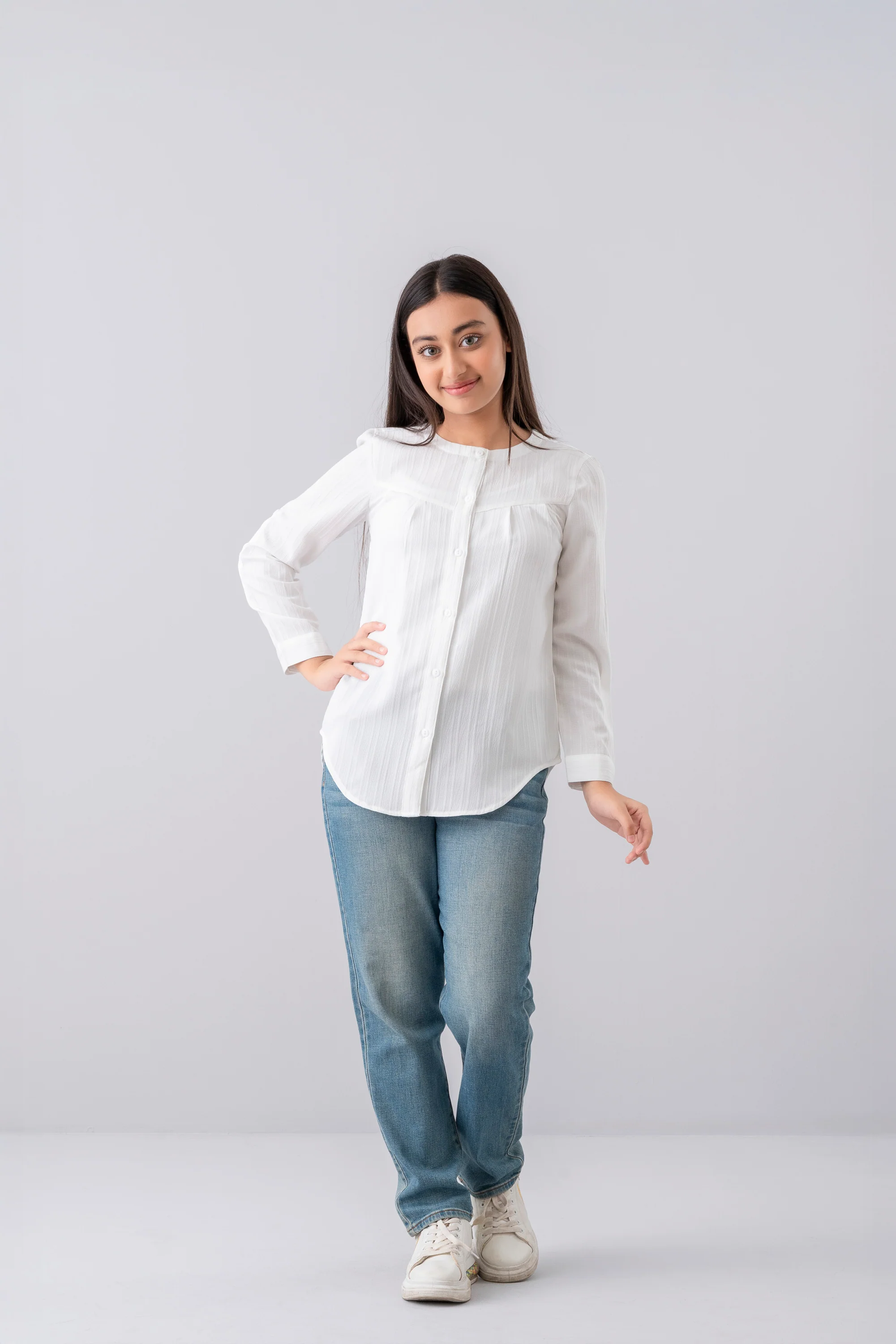 Junior Girls' Western Fashion Top (10-14 Years) - Image 7