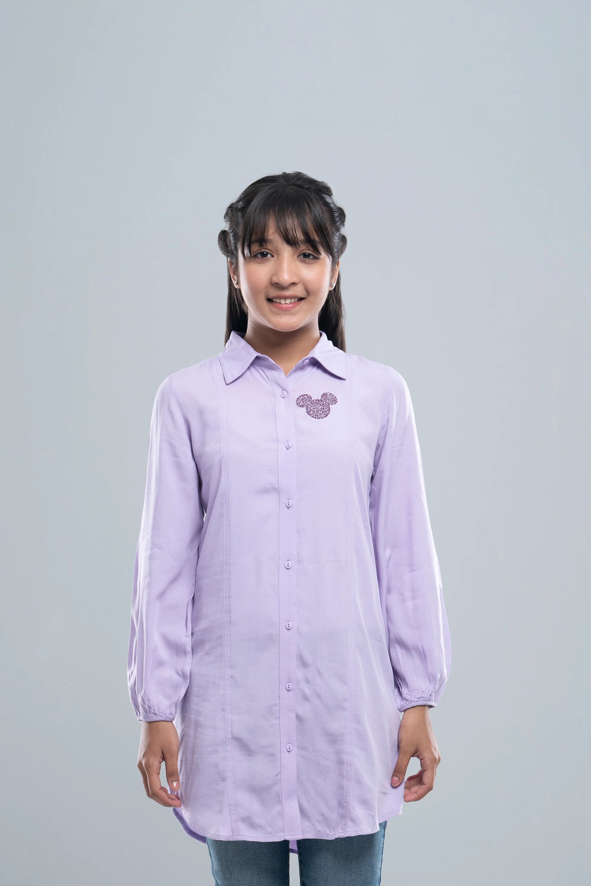 Junior Girls' Western Fashion Top (10-14 Years) - Disney - Image 2
