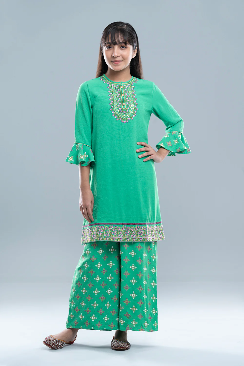 Princess Ethnic Partywear Set (10-14 Years)