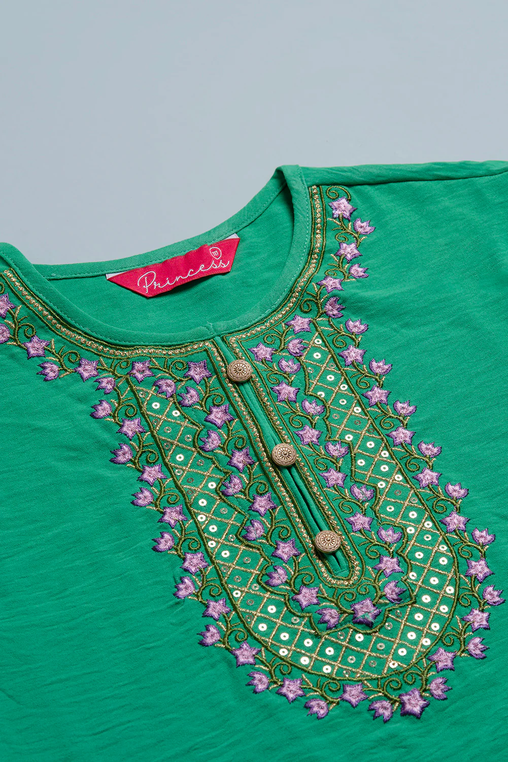 Princess Ethnic Partywear Set (10-14 Years) - Image 5