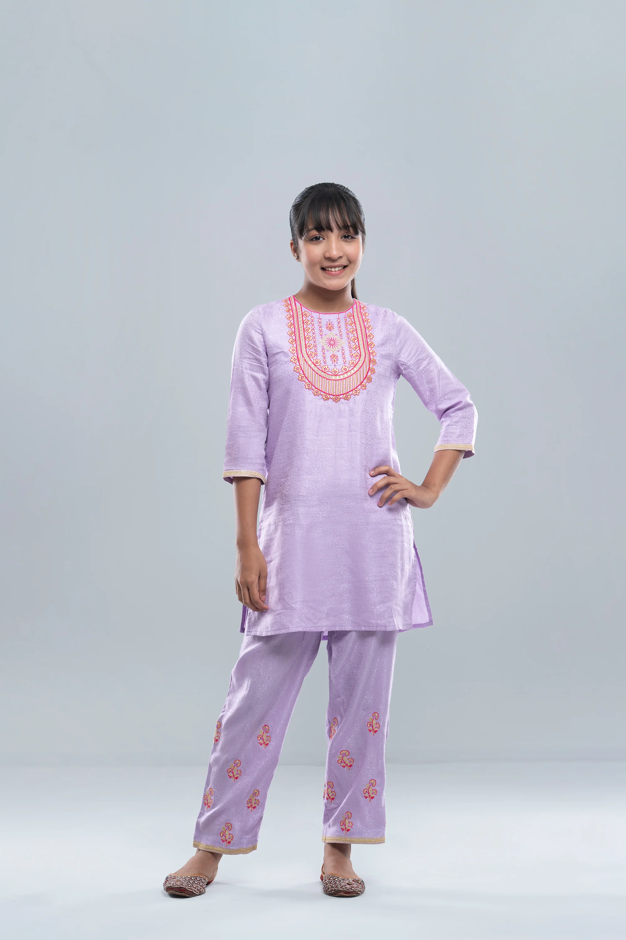 Princess Ethnic Partywear Set (10-14 Years) - Image 2