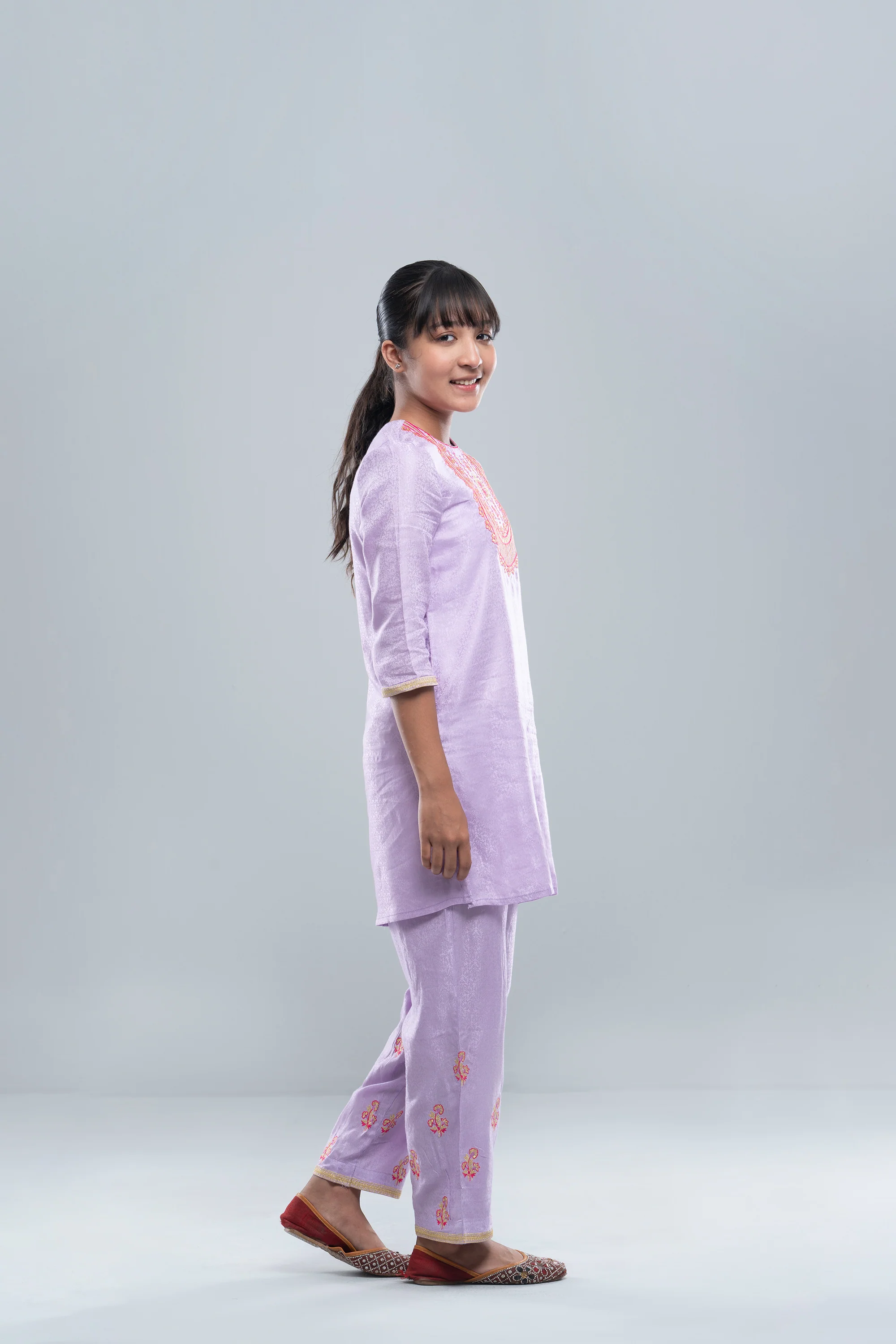 Princess Ethnic Partywear Set (10-14 Years) - Image 3