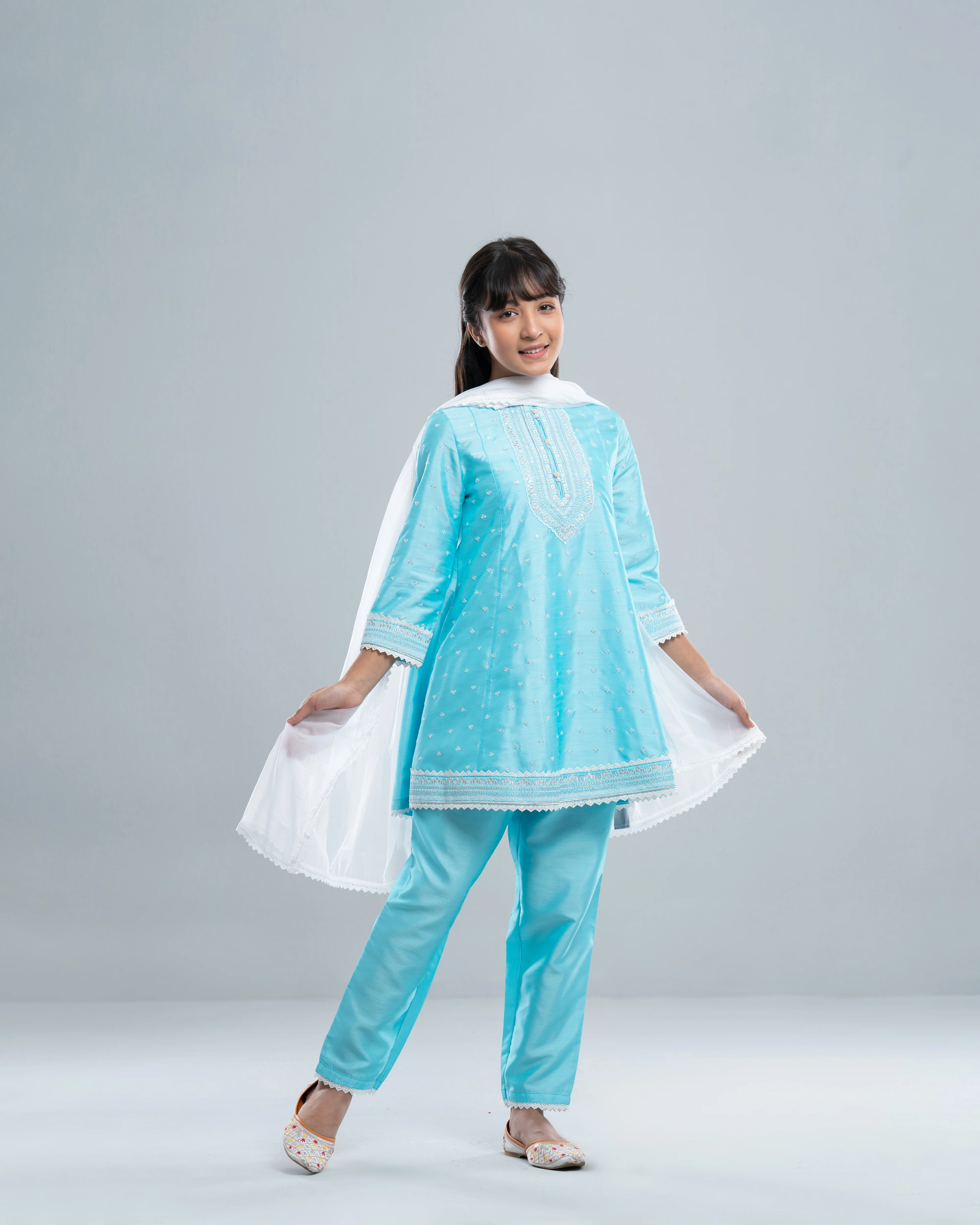 Princess Ethnic Partywear Set (10-14 Years)