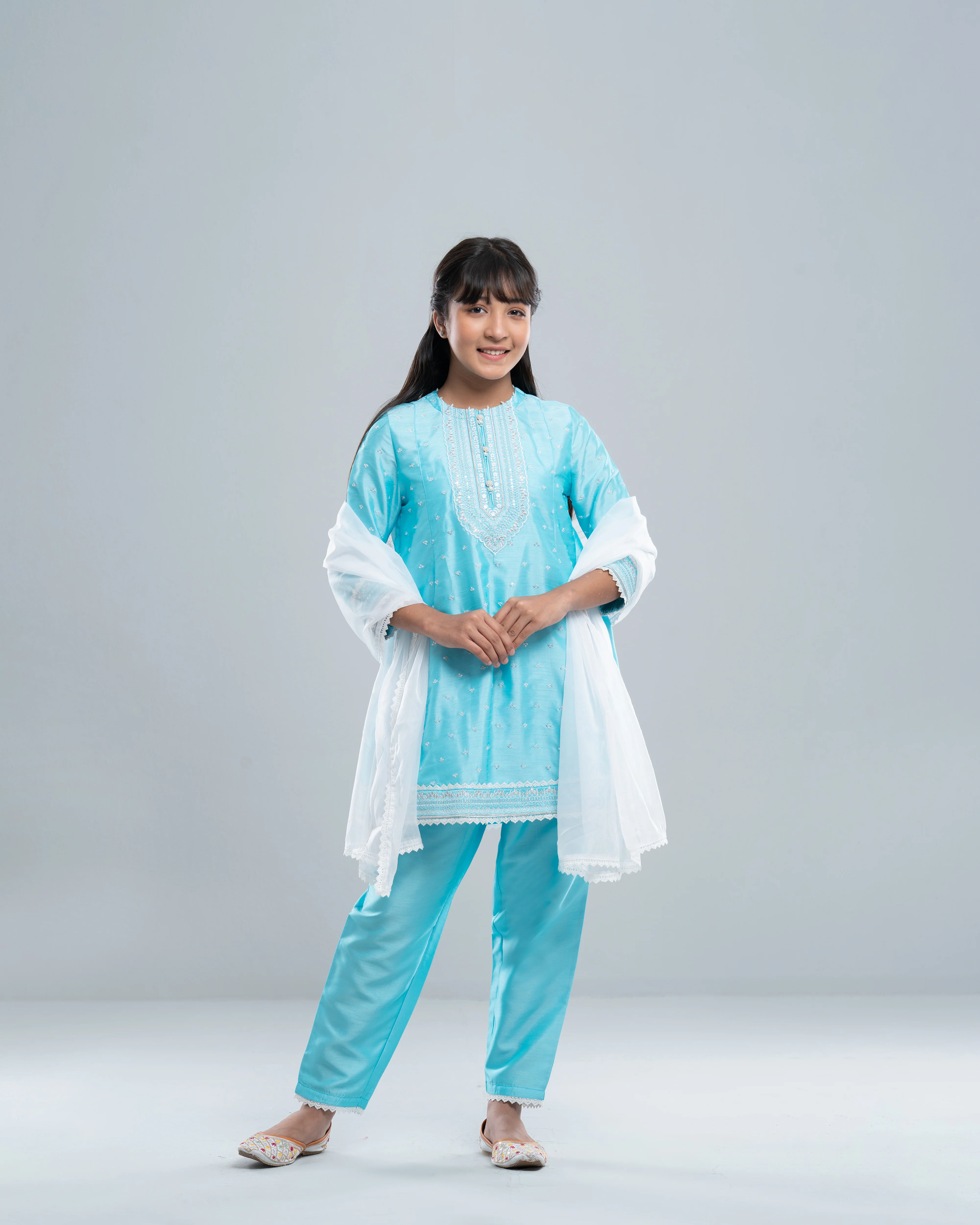 Princess Ethnic Partywear Set (10-14 Years) - Image 2