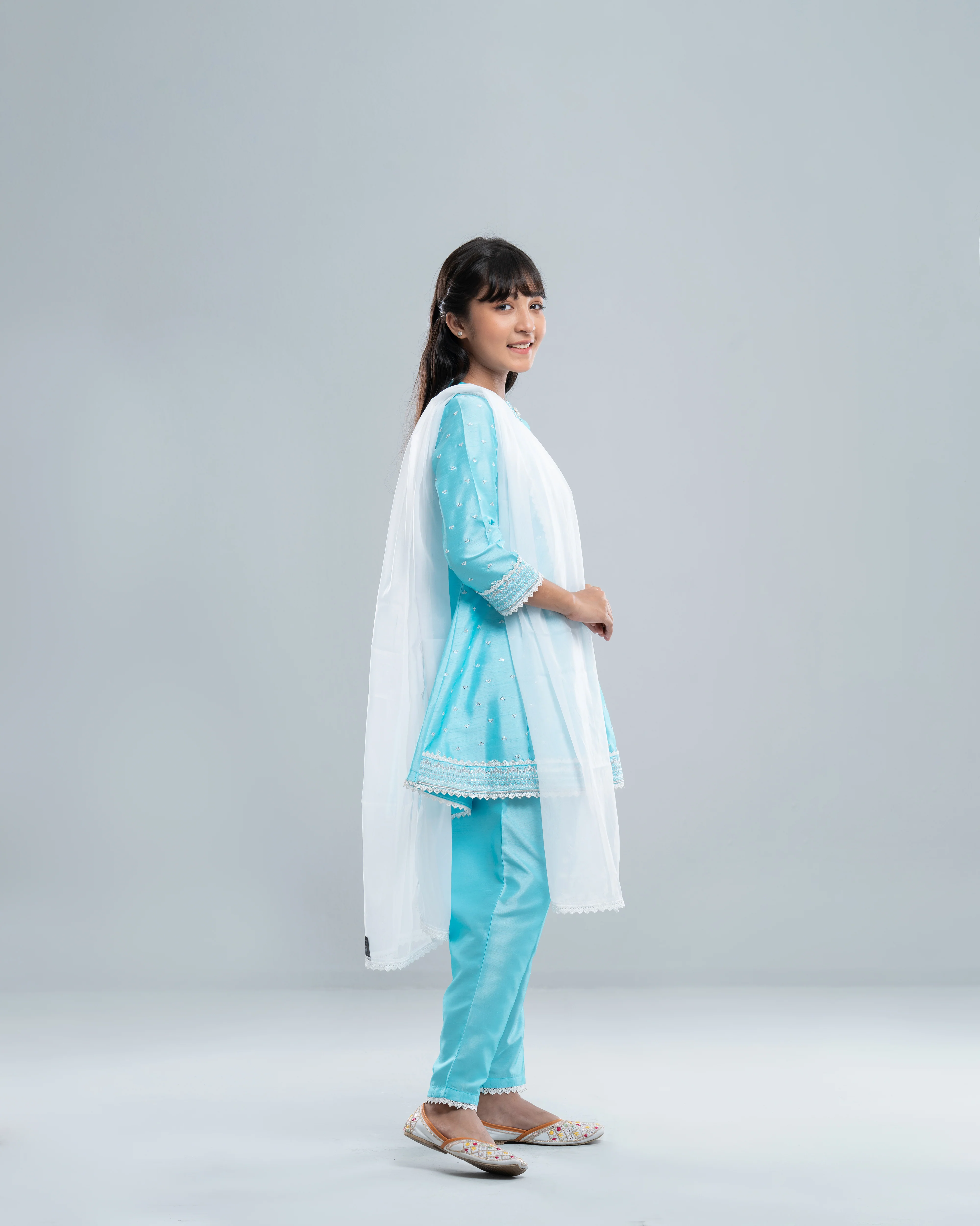 Princess Ethnic Partywear Set (10-14 Years) - Image 4