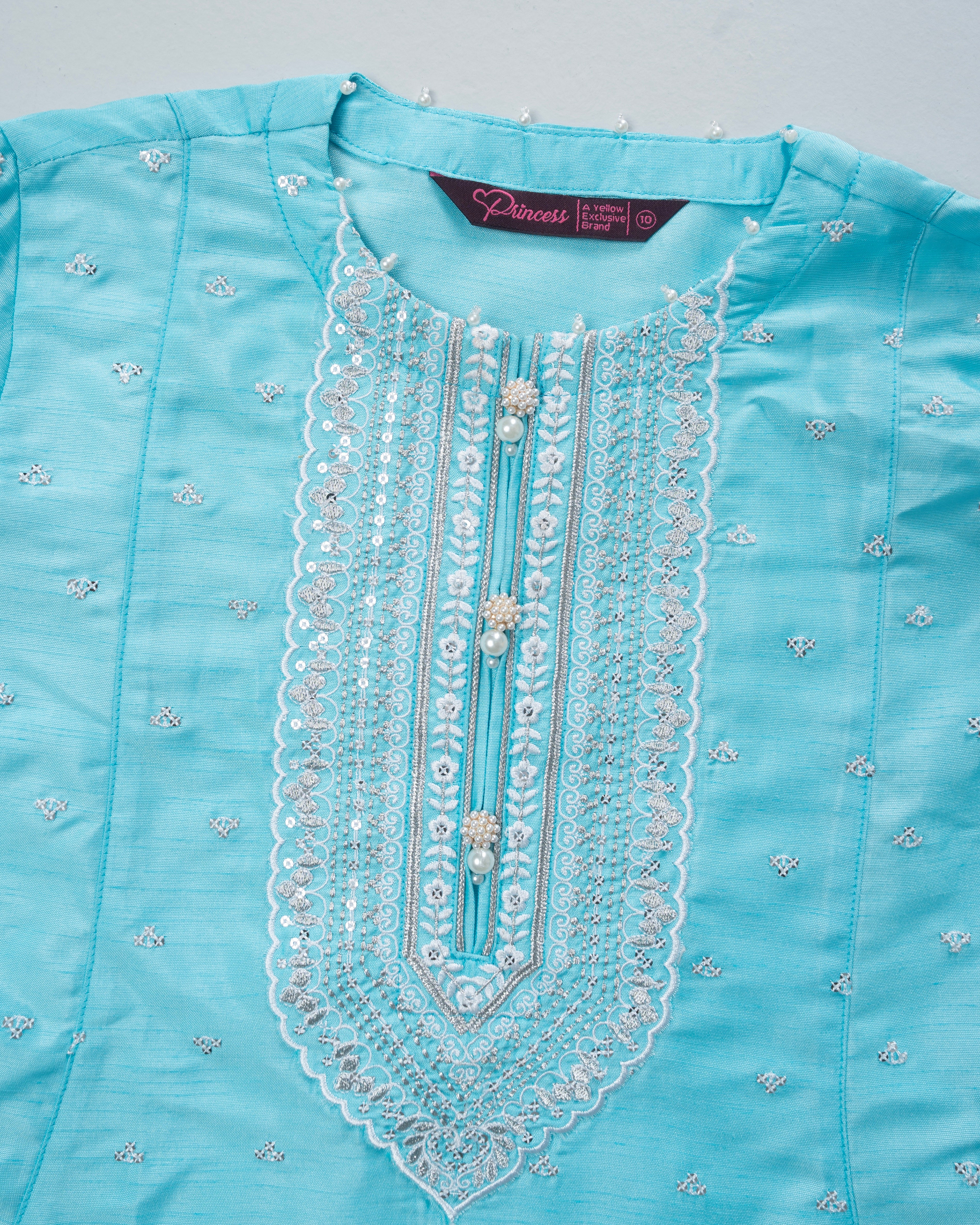 Princess Ethnic Partywear Set (10-14 Years) - Image 7