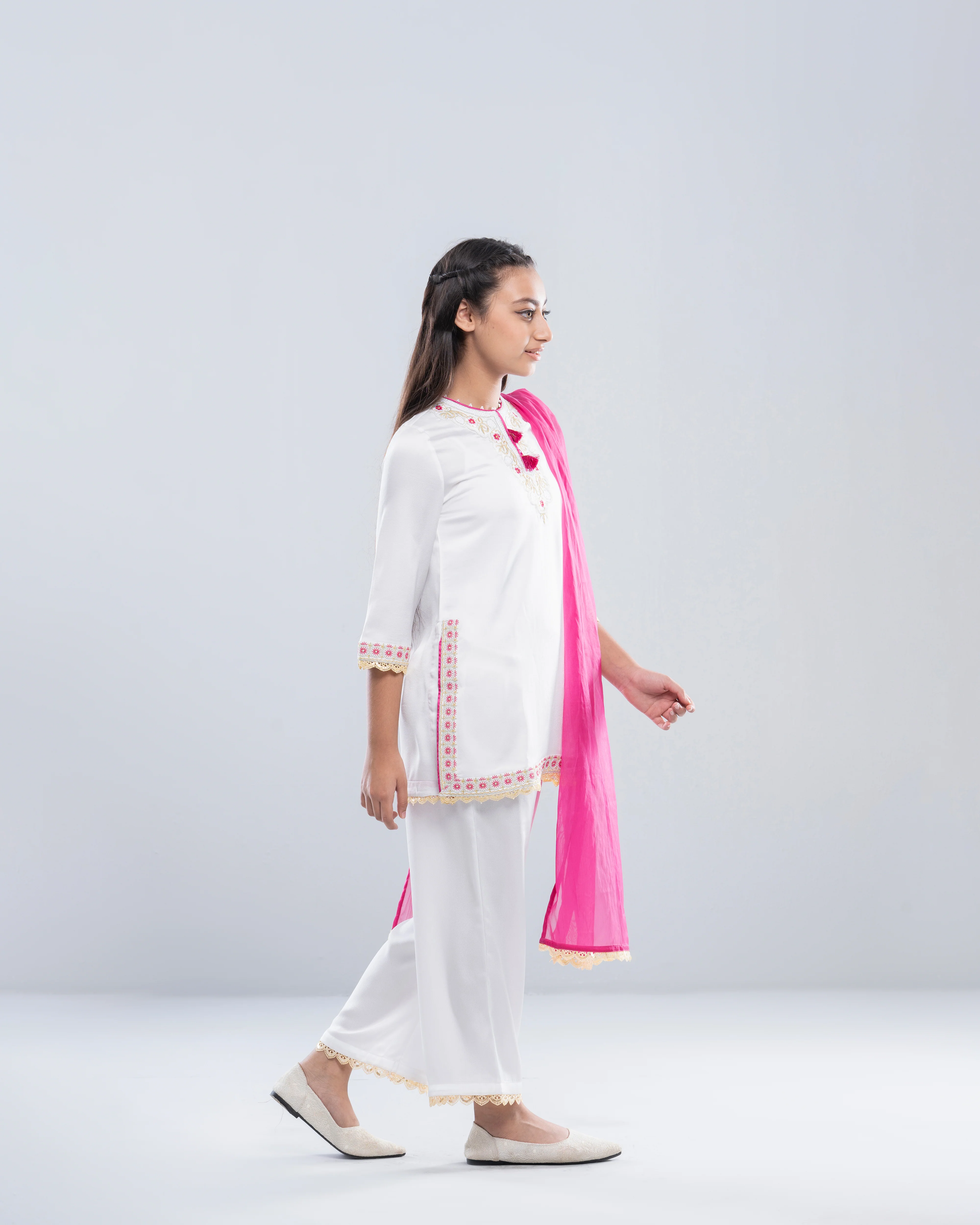 Princess Ethnic Partywear Set (10-14 Years) - Image 3