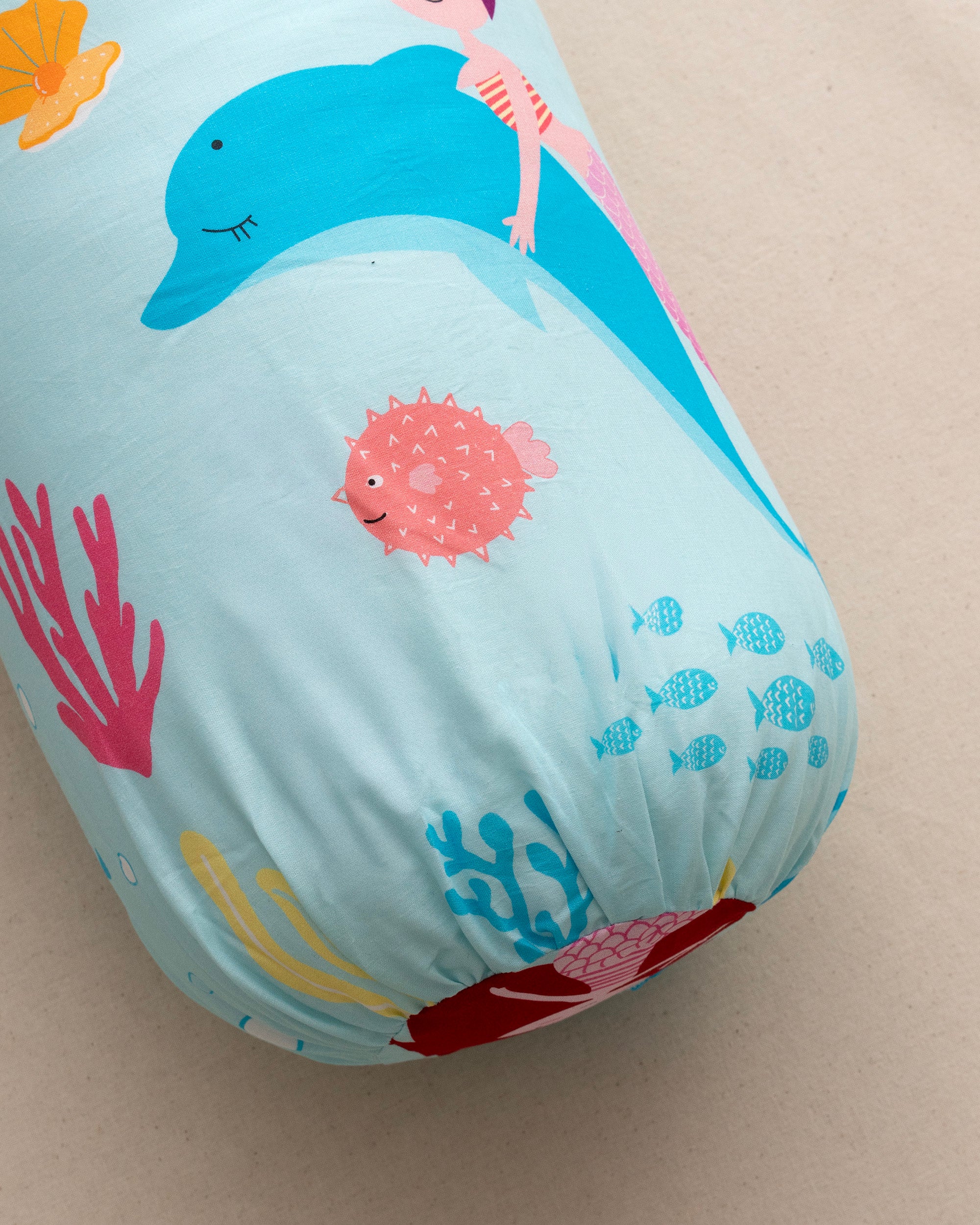 Kids Bolster Cover - Baby Blue - Image 2