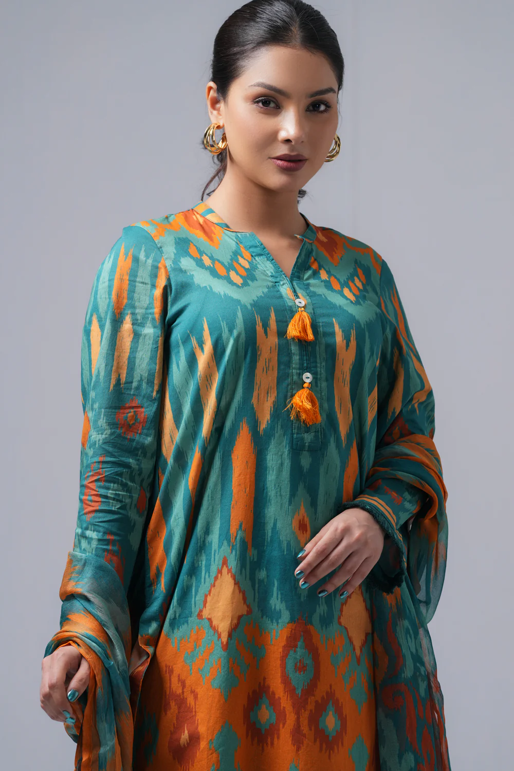 Digital Printed Two Piece Lawn Suit - Image 4