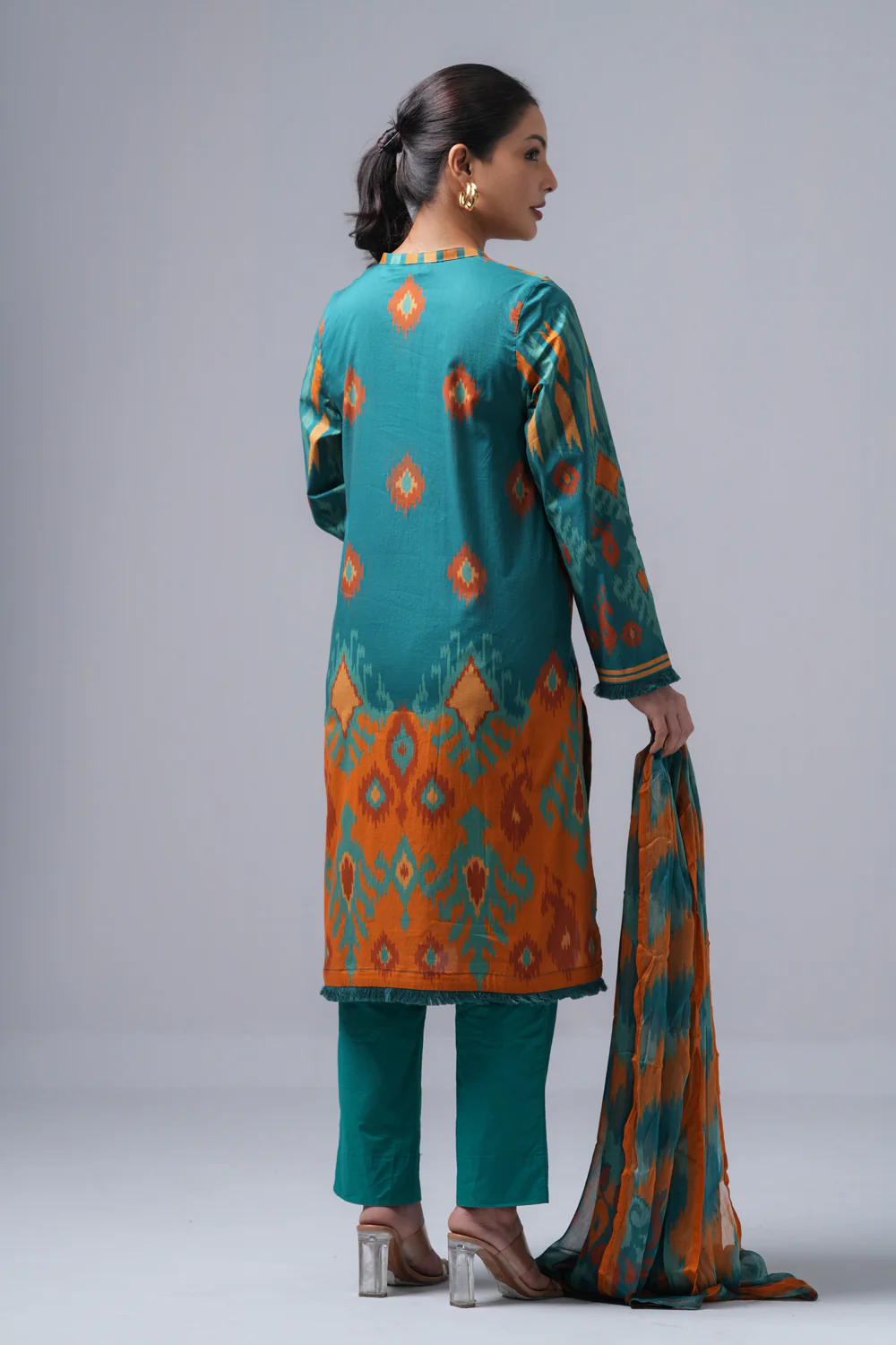 Digital Printed Two Piece Lawn Suit - Image 5