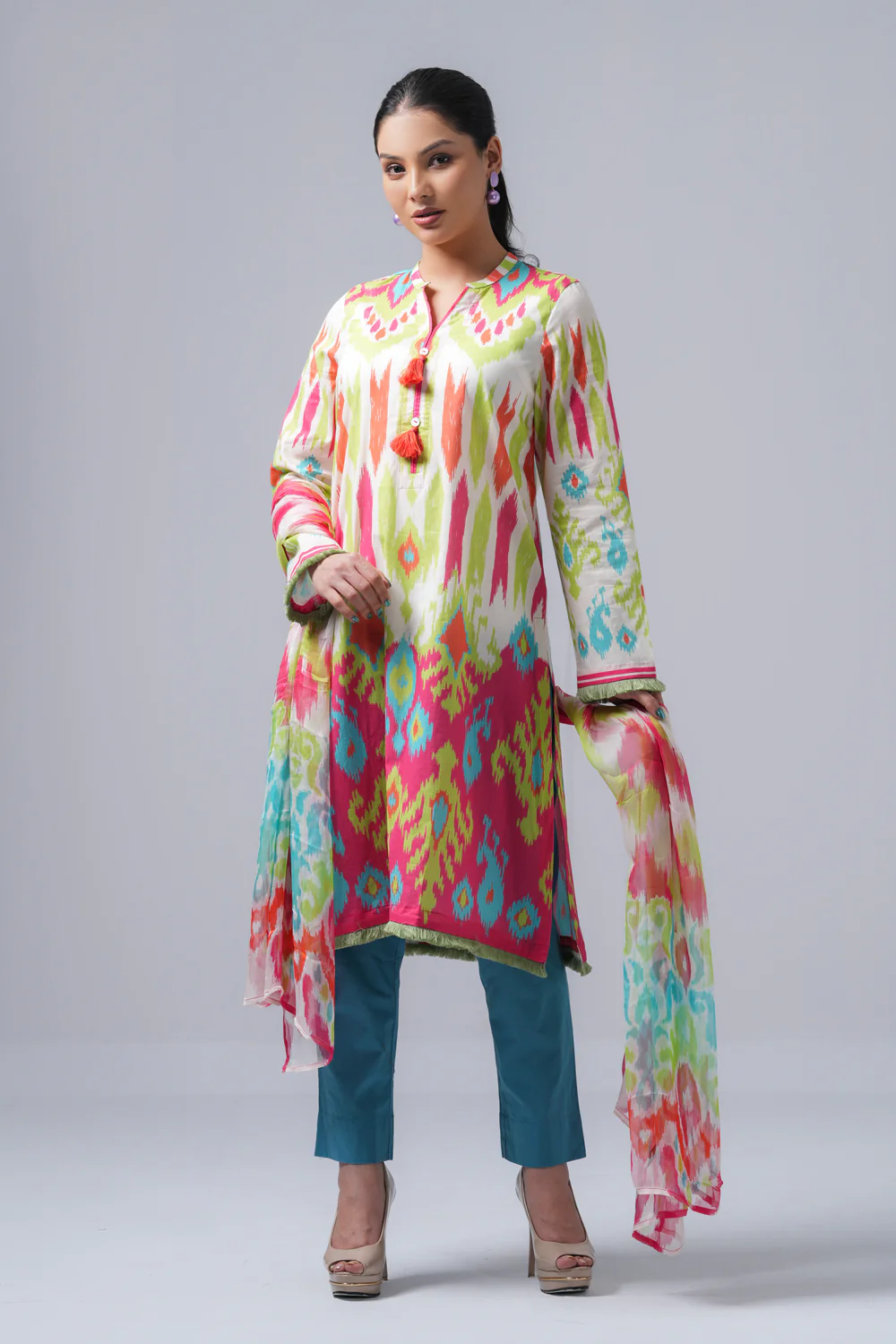 Digital Printed Two Piece Lawn Suit - Image 6