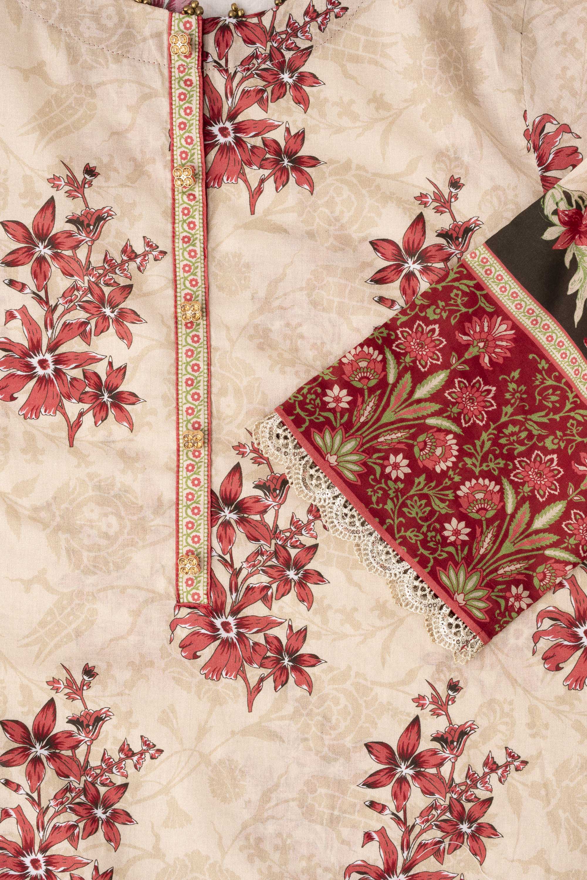 Smart Fit Printed Two-Piece Lawn - Image 6