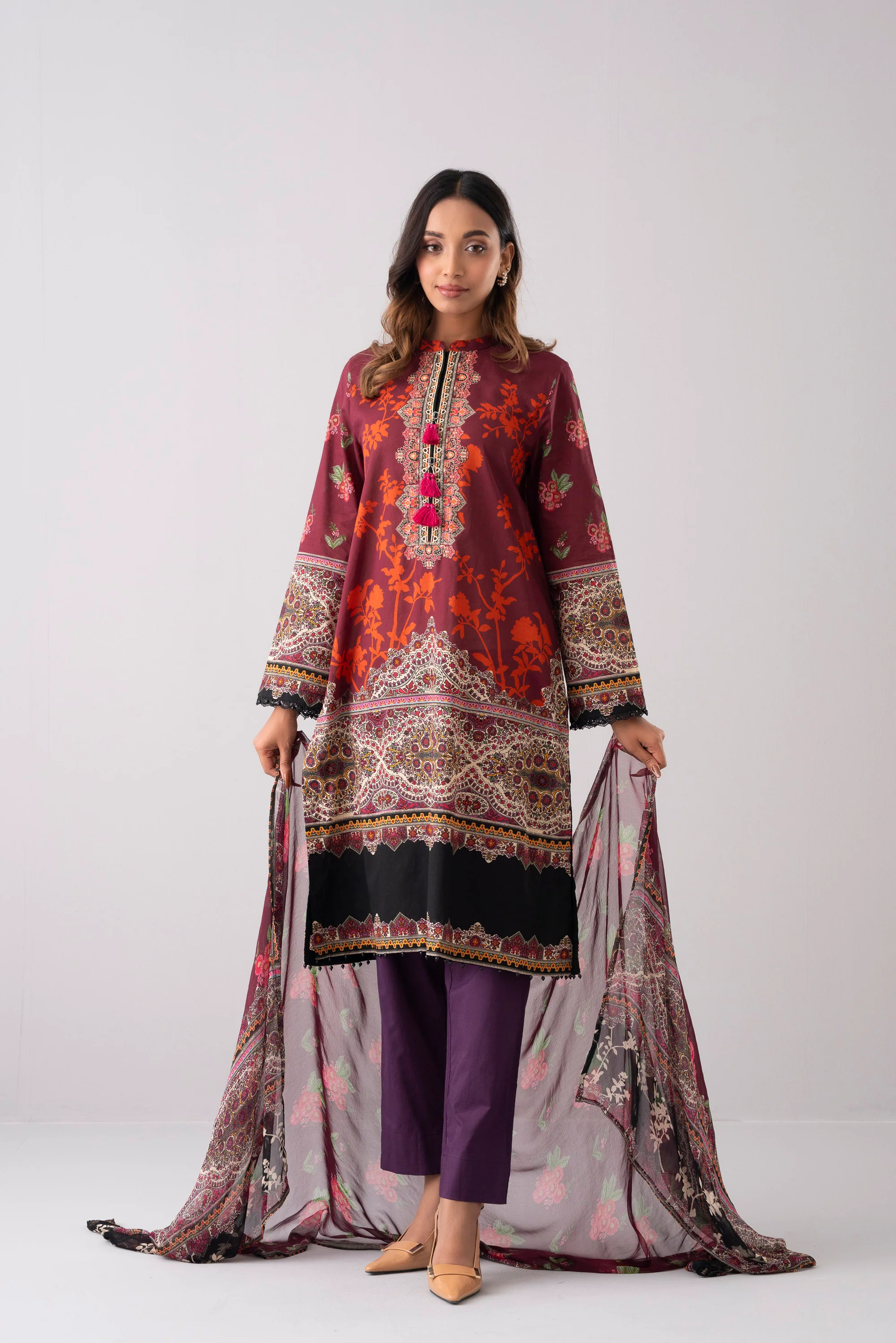 Smart Fit Digital Printed Two-Piece Lawn