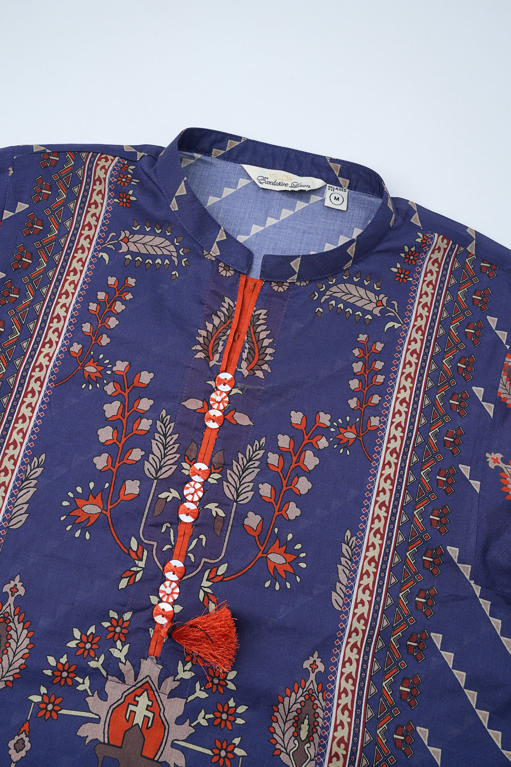 Relaxed Fit Printed Two-Piece Lawn - Image 14
