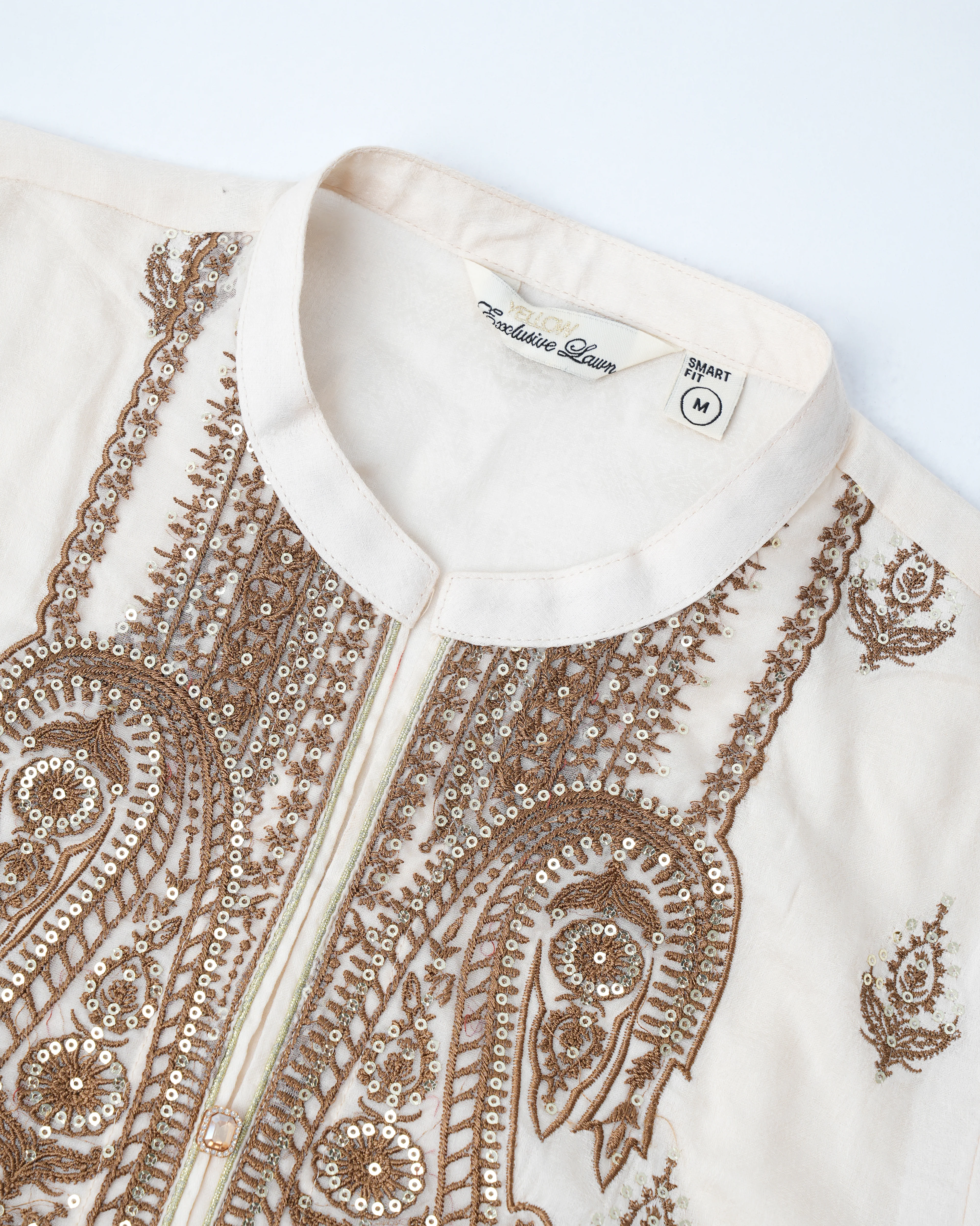 Smart Fit Printed Two-Piece Lawn with Silk Dupatta - Image 13