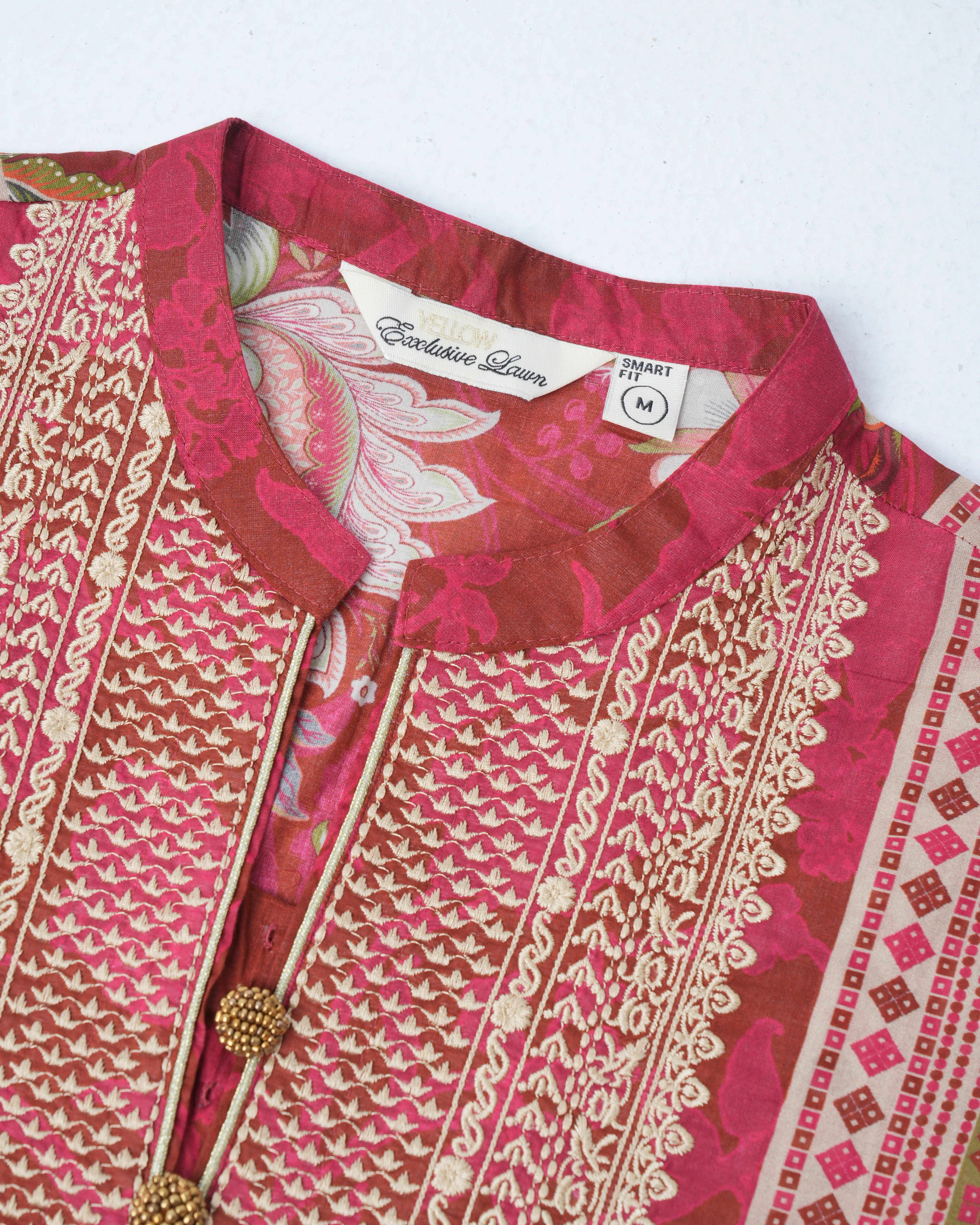 Smart Fit Embroidered Two-Piece Lawn with Silk Dupatta - Image 6