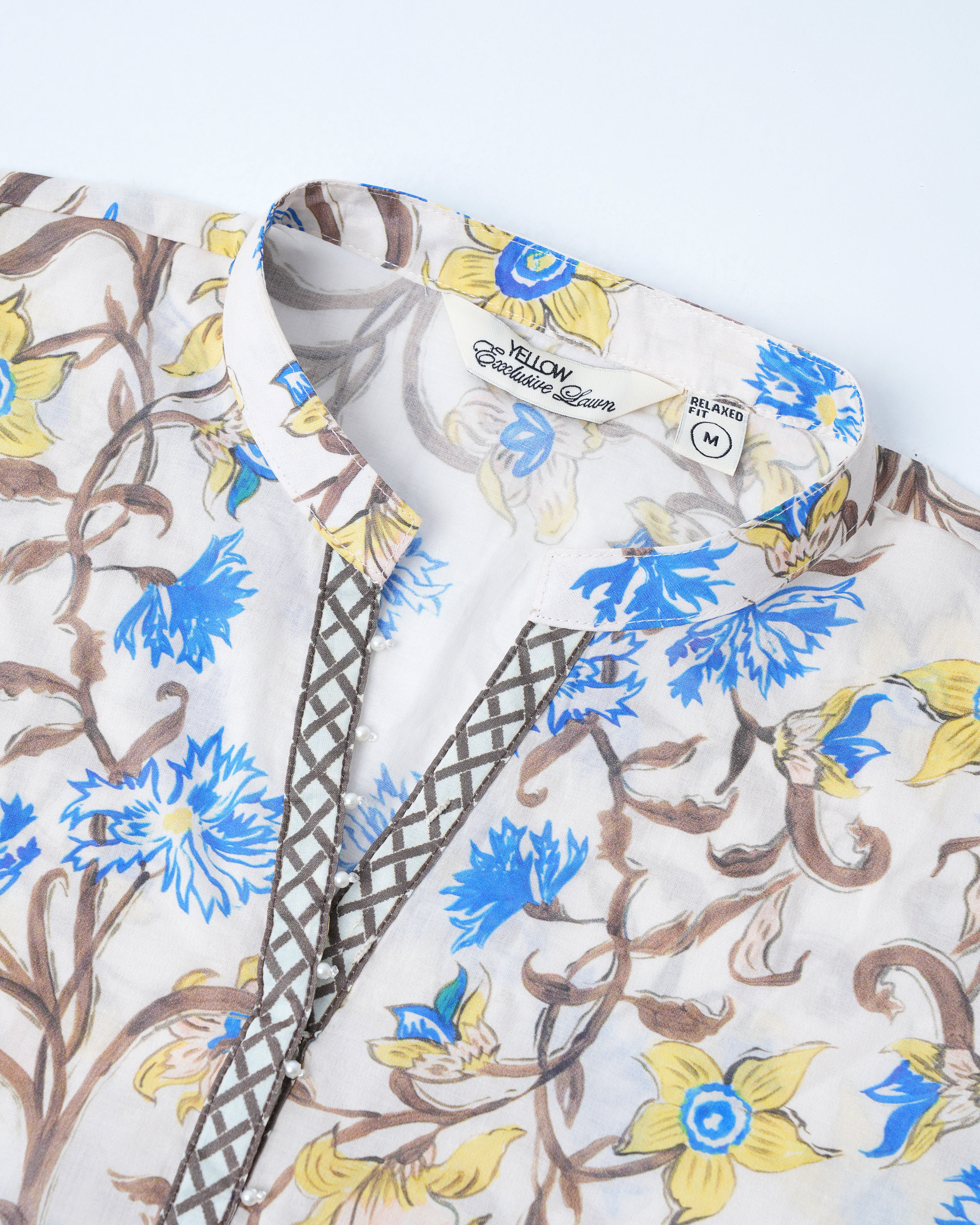 Relaxed Fit Printed Two-Piece Lawn - Image 6