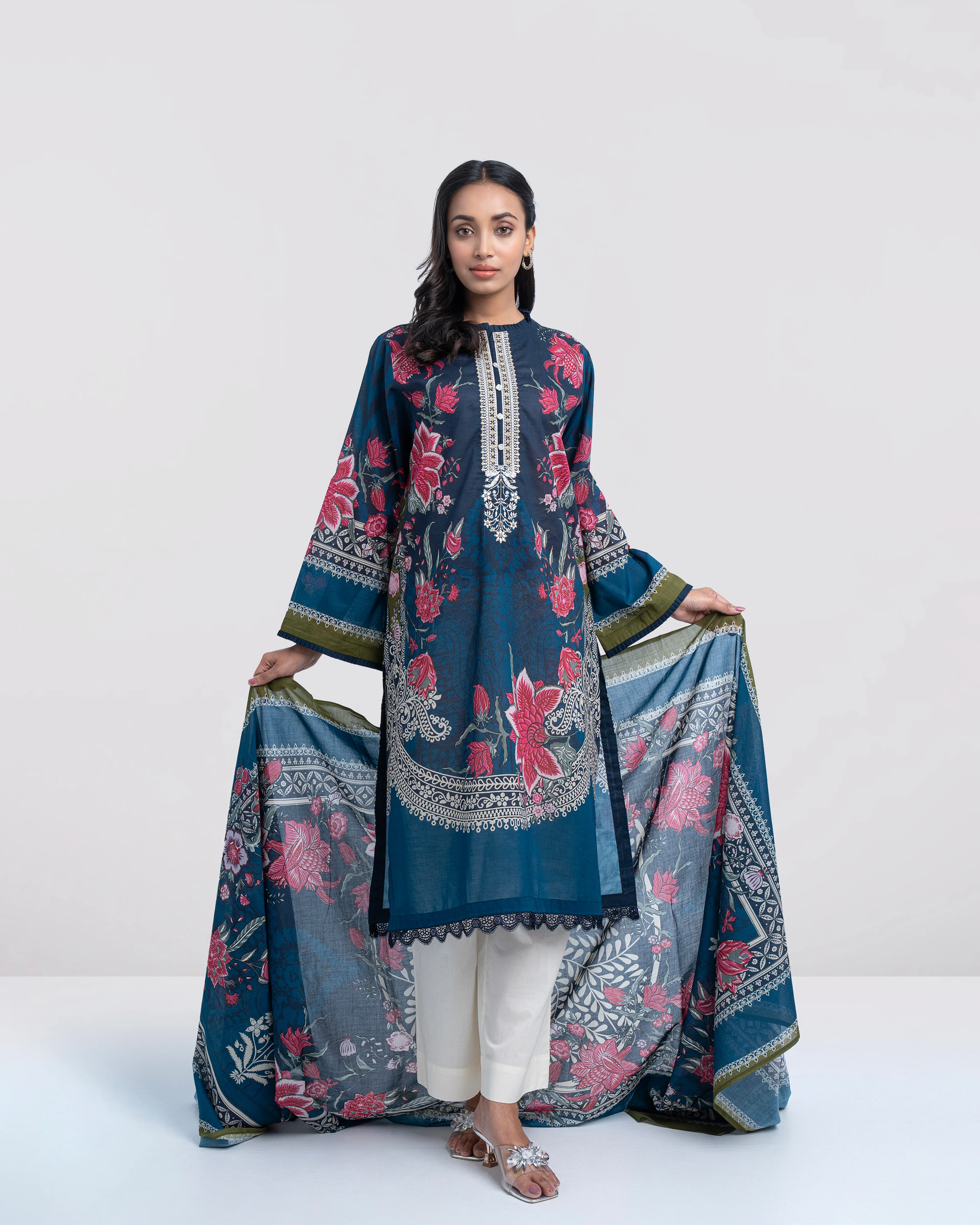 Relaxed fit Printed Two-Piece Lawn
