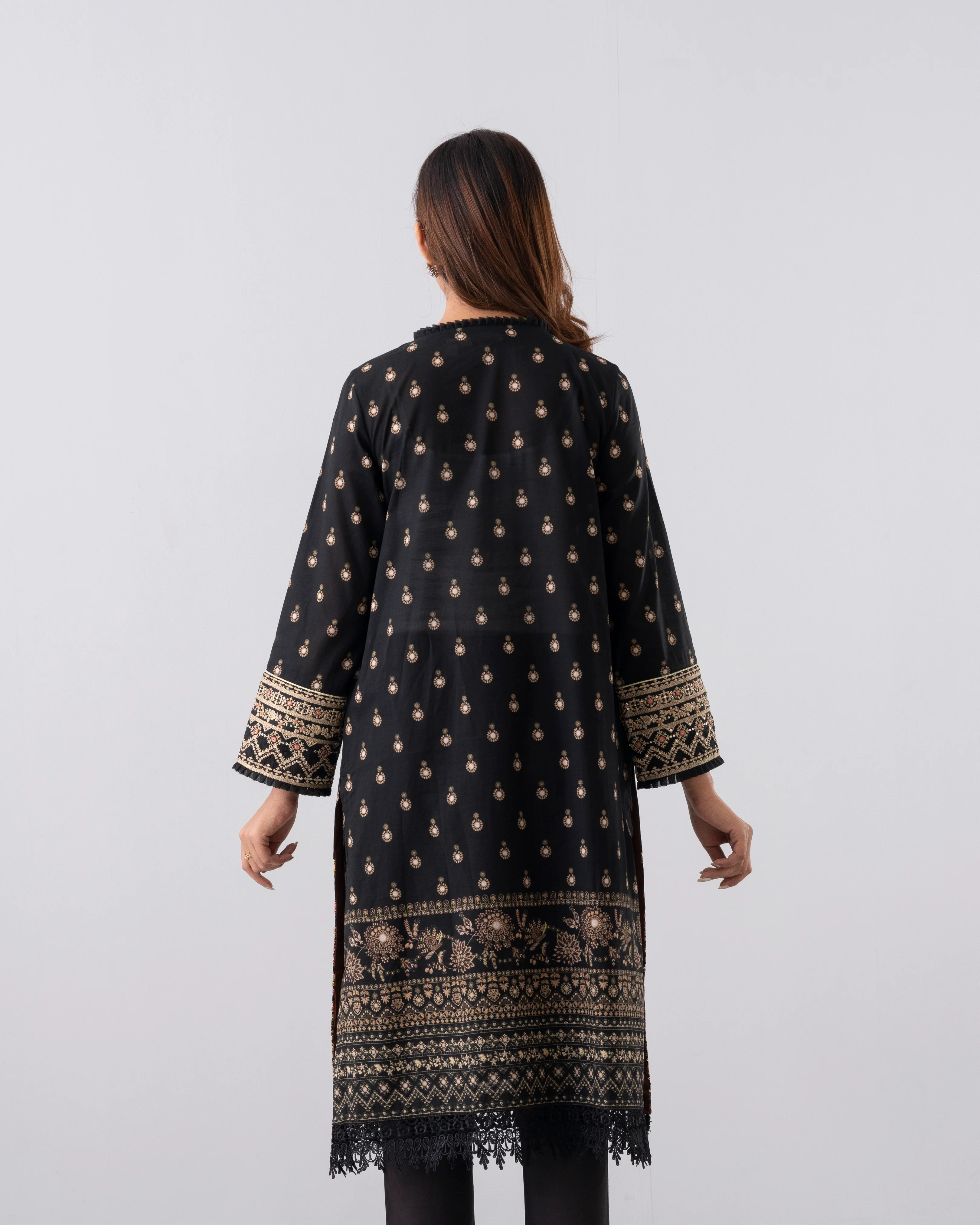 Smart Fit Printed Two-Piece Lawn with Silk Dupatta - Image 12
