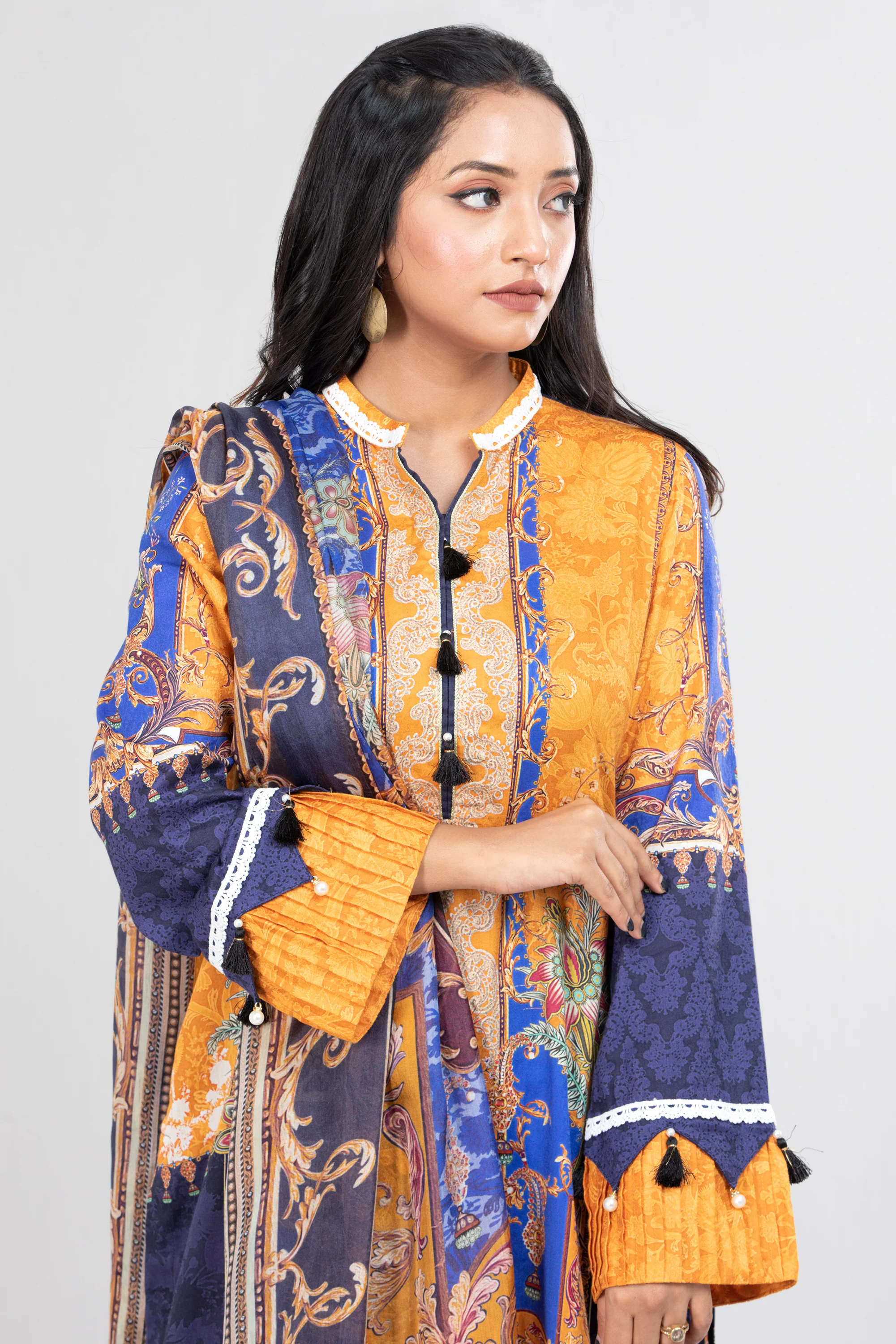 Smart Fit Printed Three Piece Lawn - Image 10