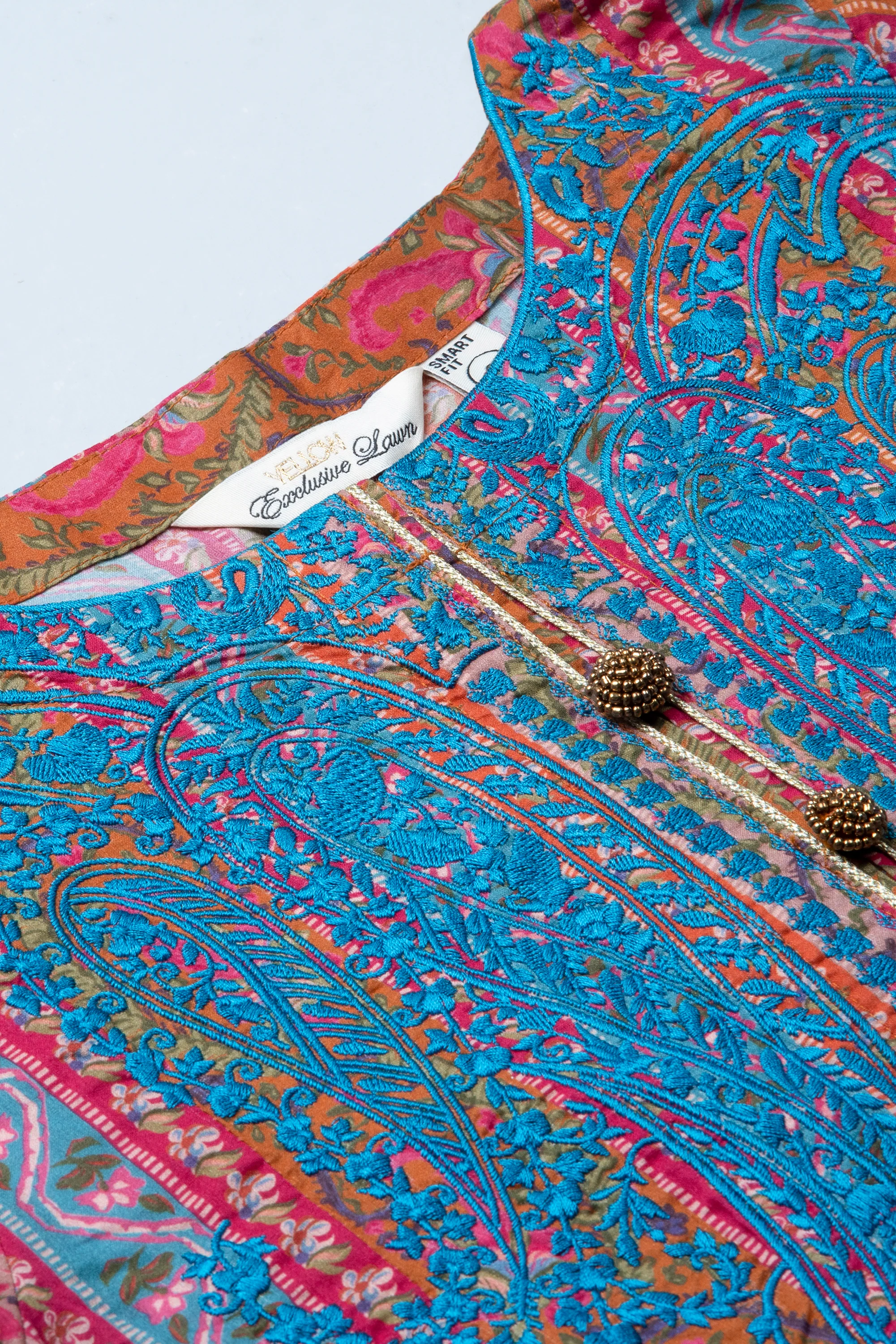 Smart Fit Embroidered Three-Piece Lawn - Image 10