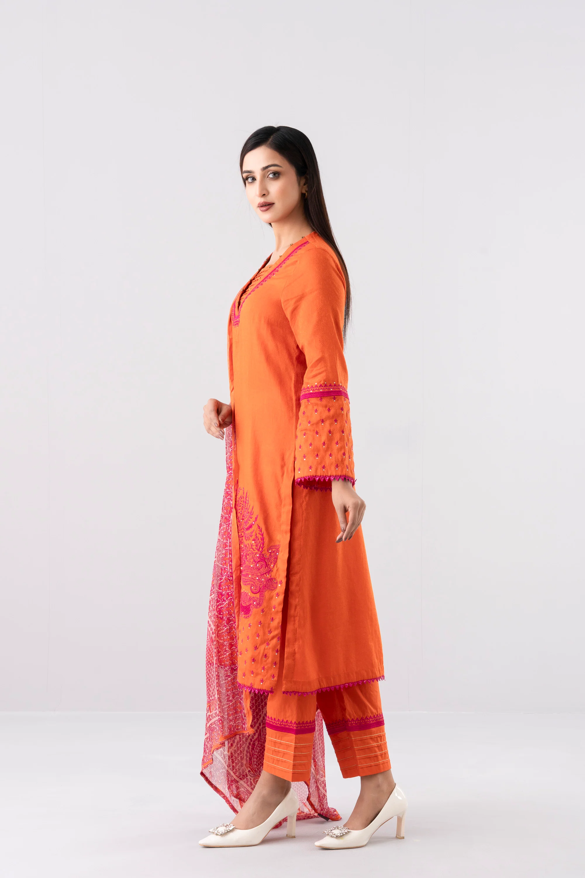 Smart Fit Embroidered Three-Piece Lawn - Image 2