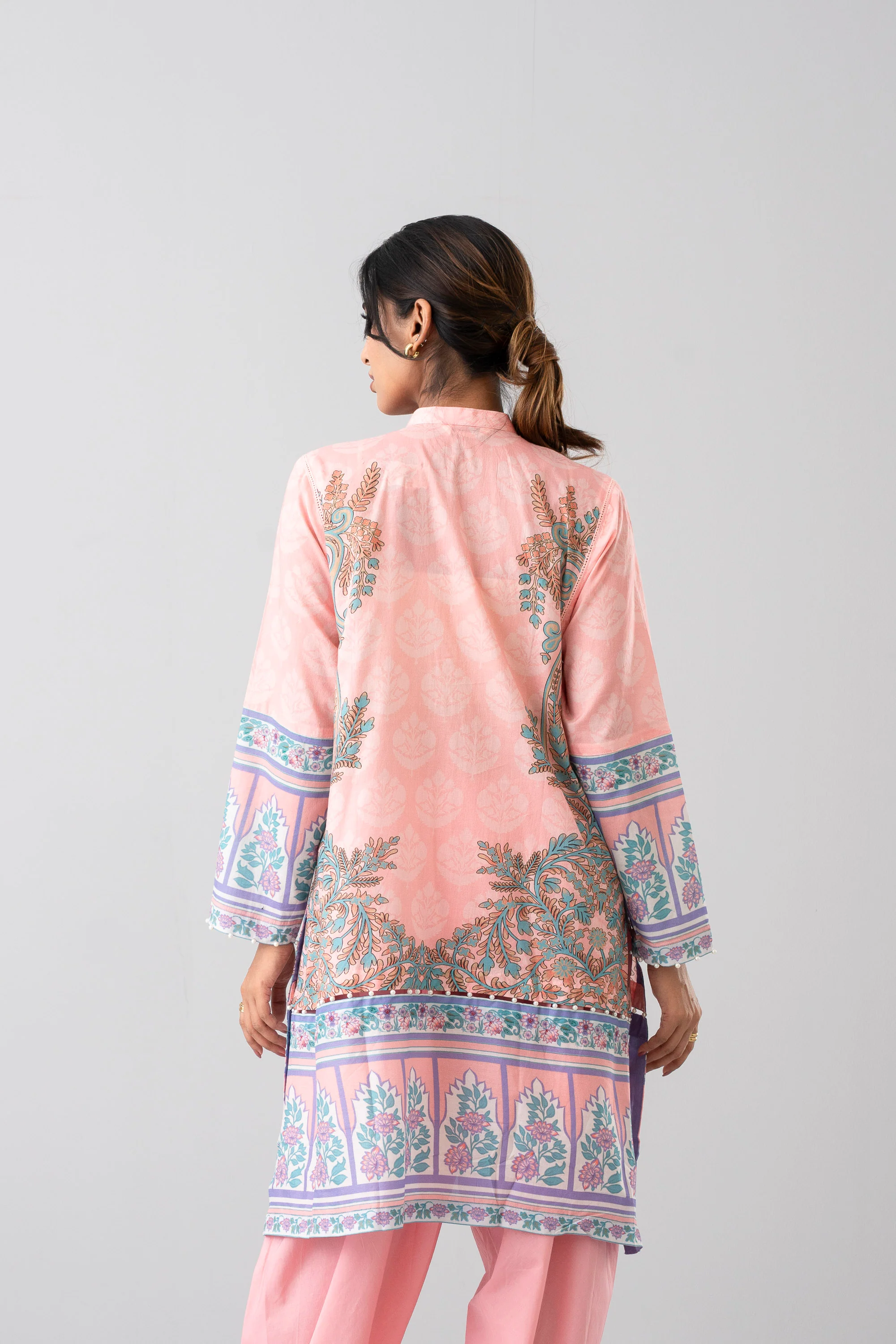 Three-Piece Printed Semi-Formal Lawn - Image 11