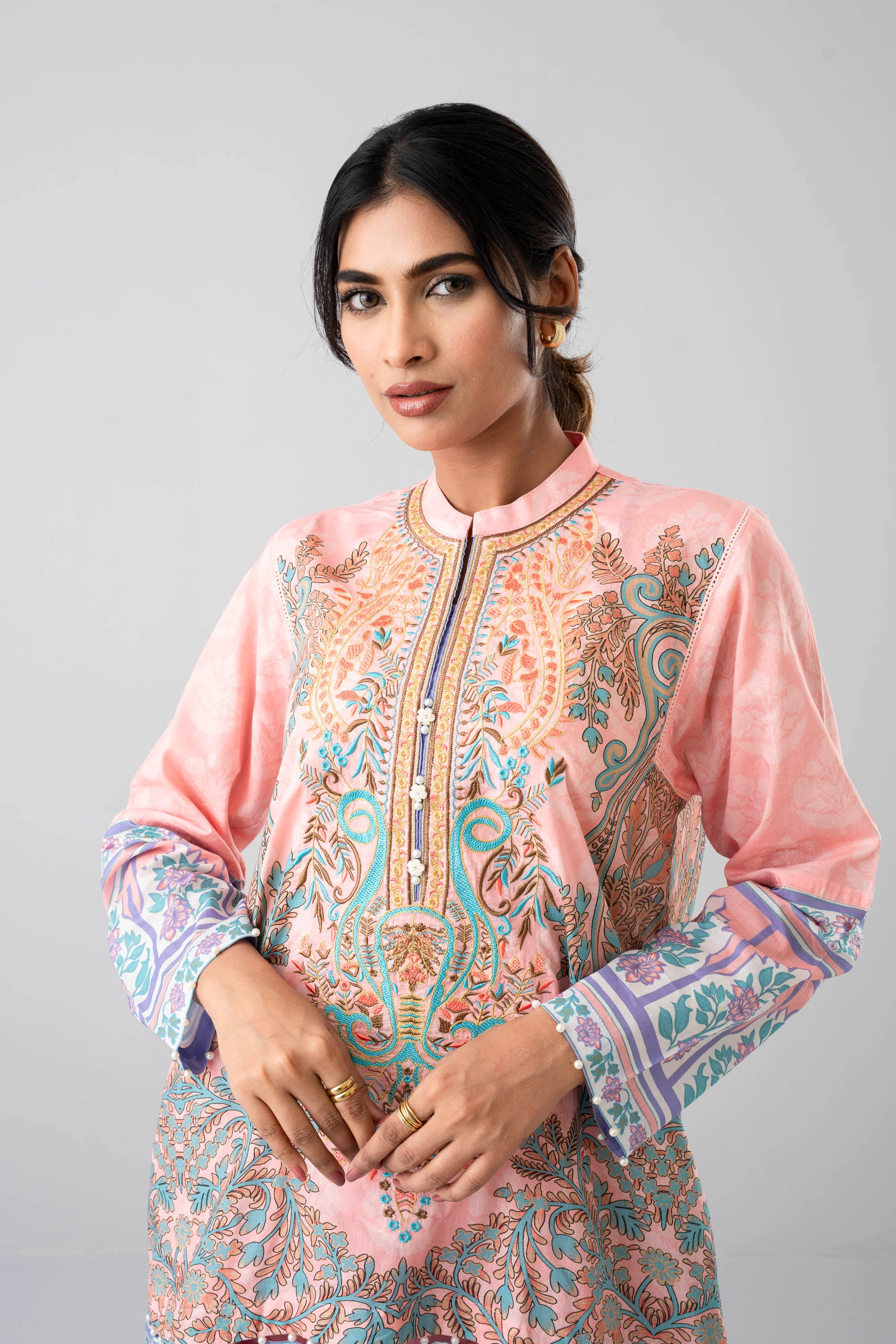 Three-Piece Printed Semi-Formal Lawn - Image 8