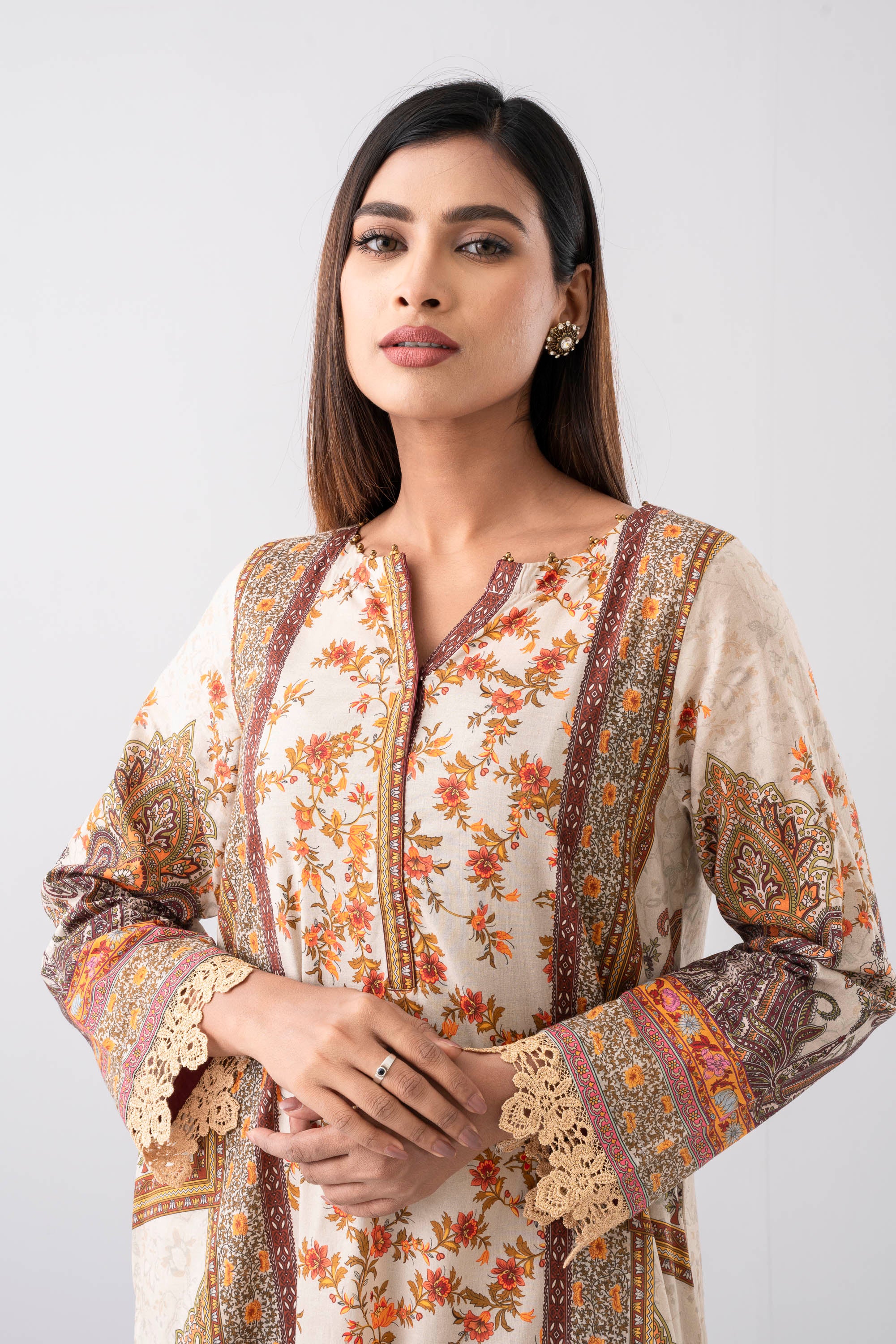 Smart Fit Printed Three-Piece Lawn - Image 11