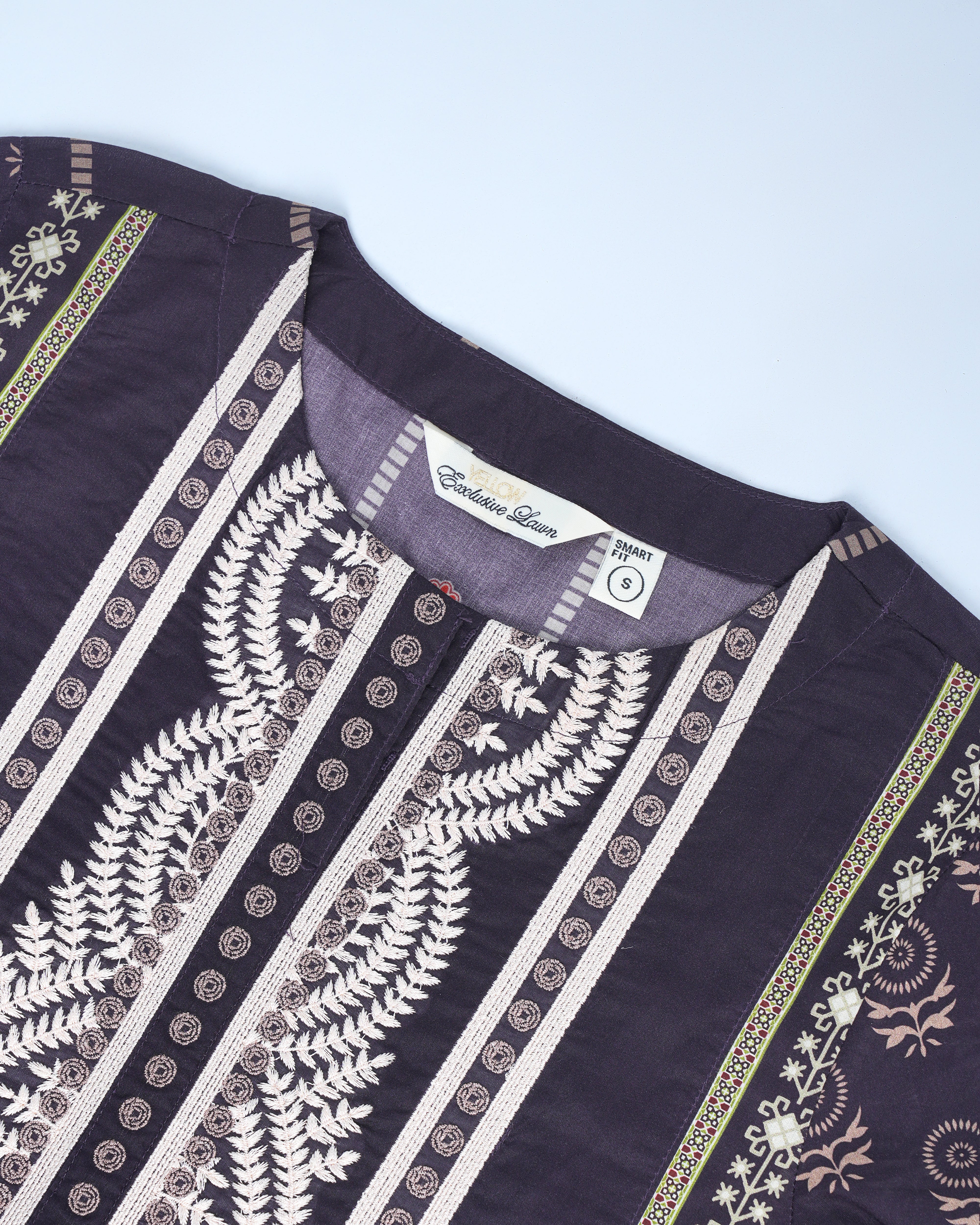 Smart Fit Printed Three-Piece Lawn with Silk Dupatta - Image 7