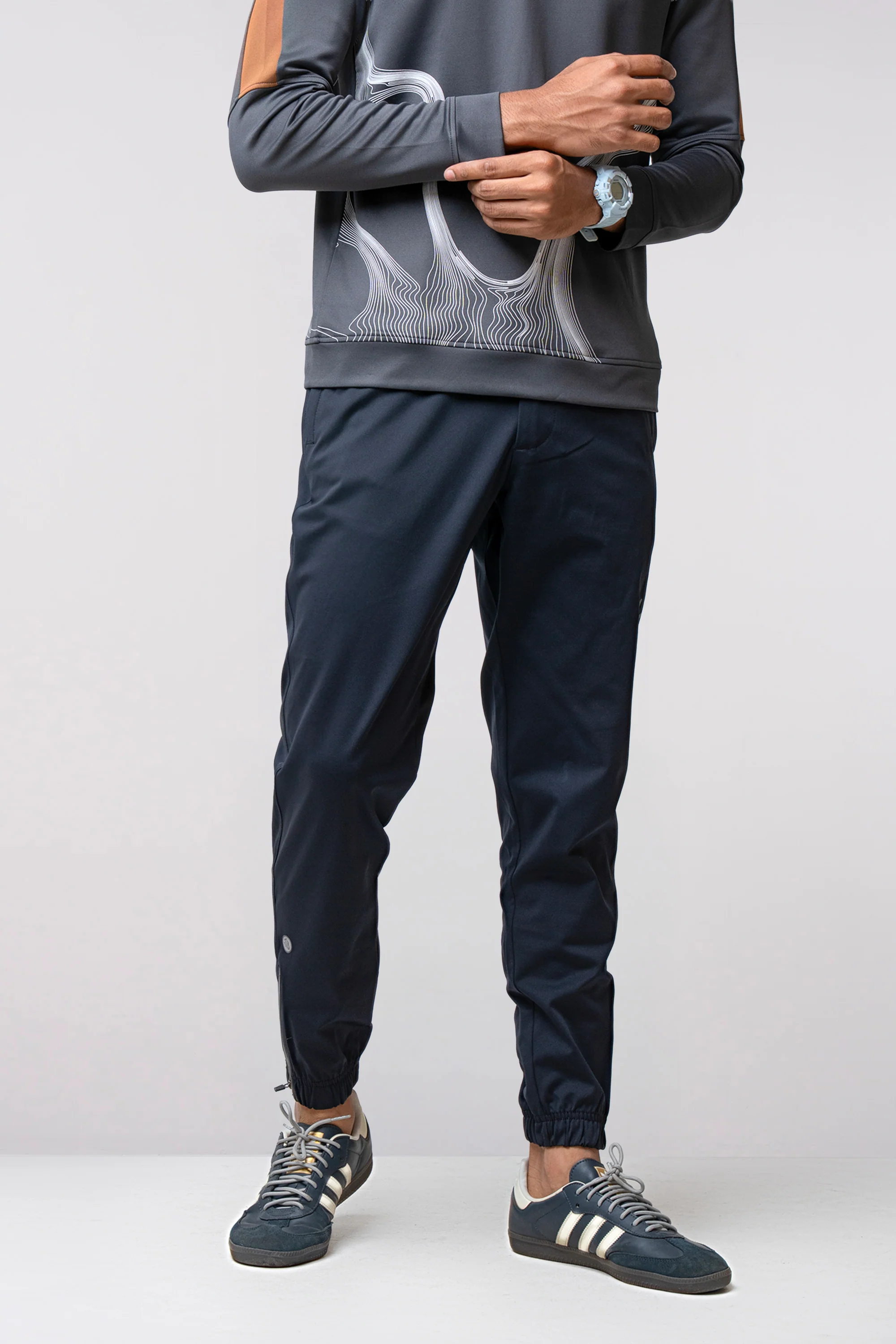 Basic Joggers with Printed Details - Athleisure - Image 4
