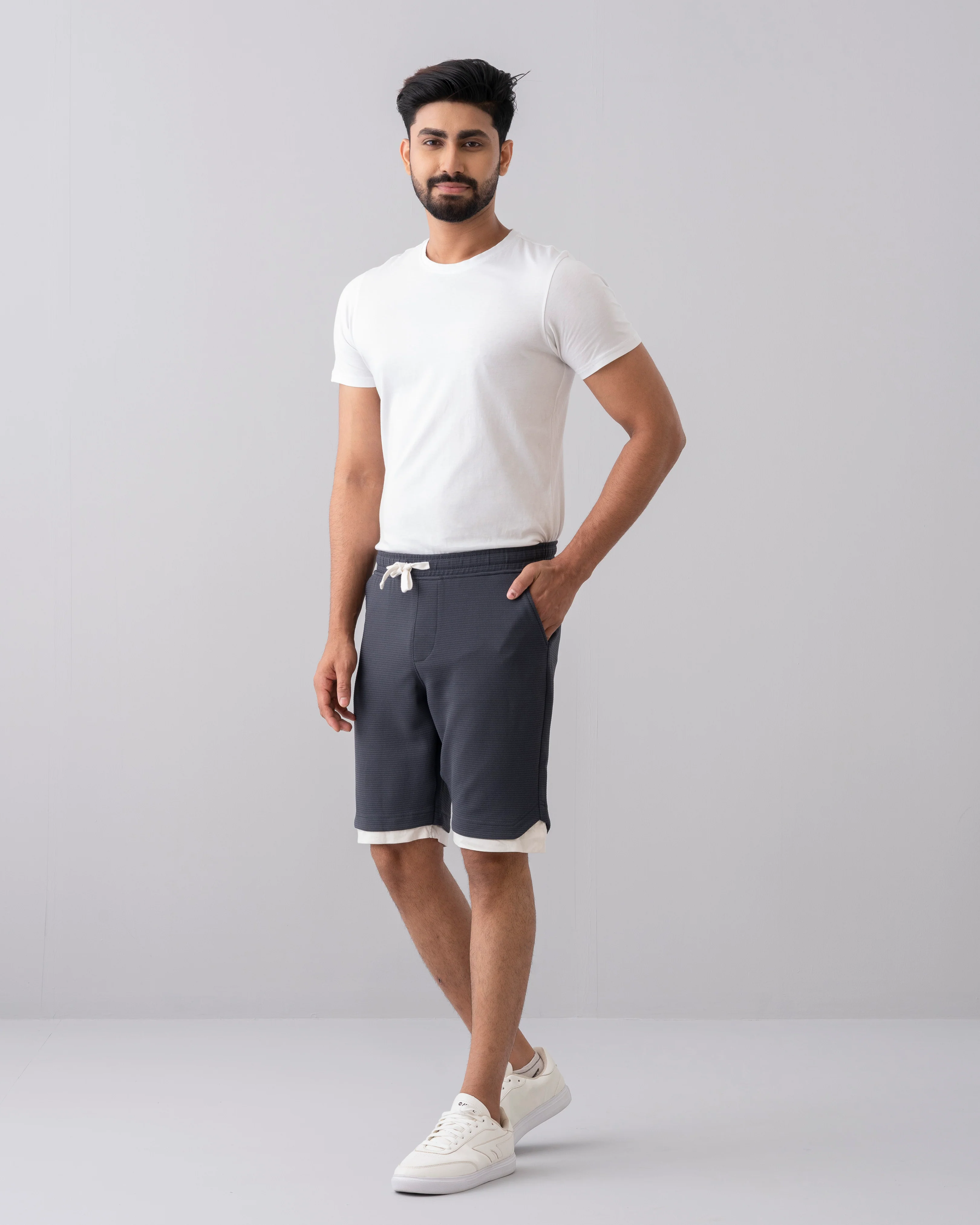 Regular Fit Athleisure Shorts - Image 2