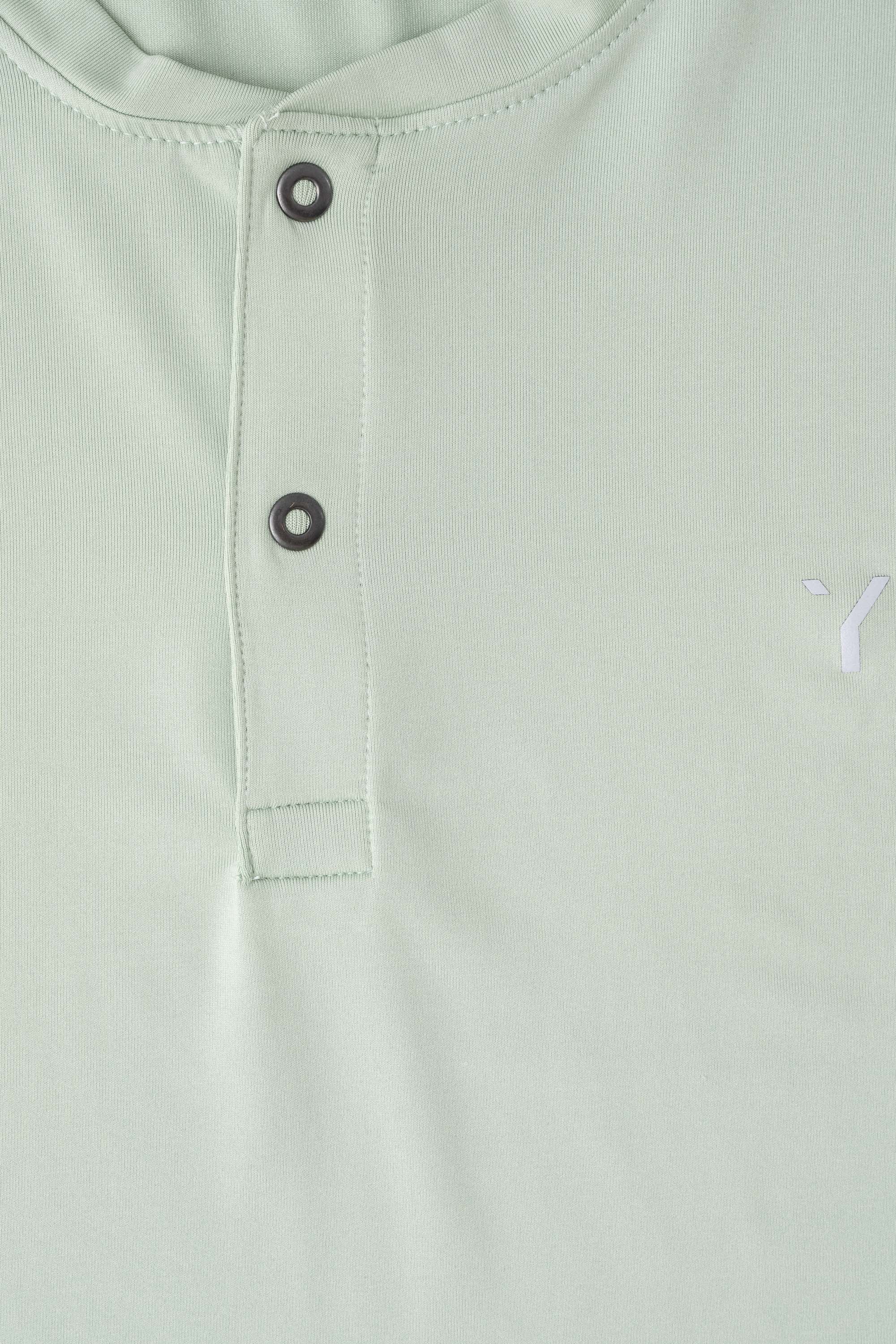 Regular Fit Henley T-Shirt - Athleisure - Image 5