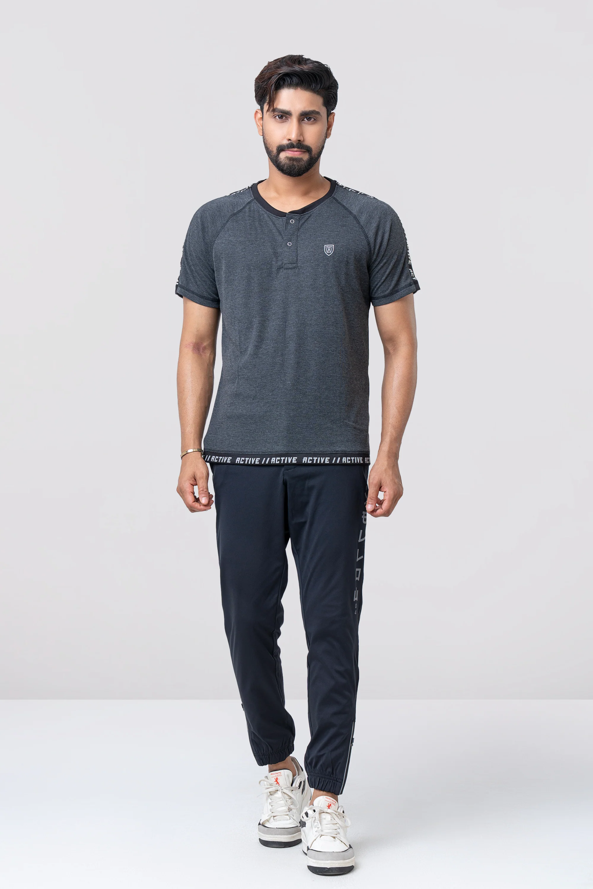Regular Fit Raglan Short Sleeve T-Shirt - Athleisure