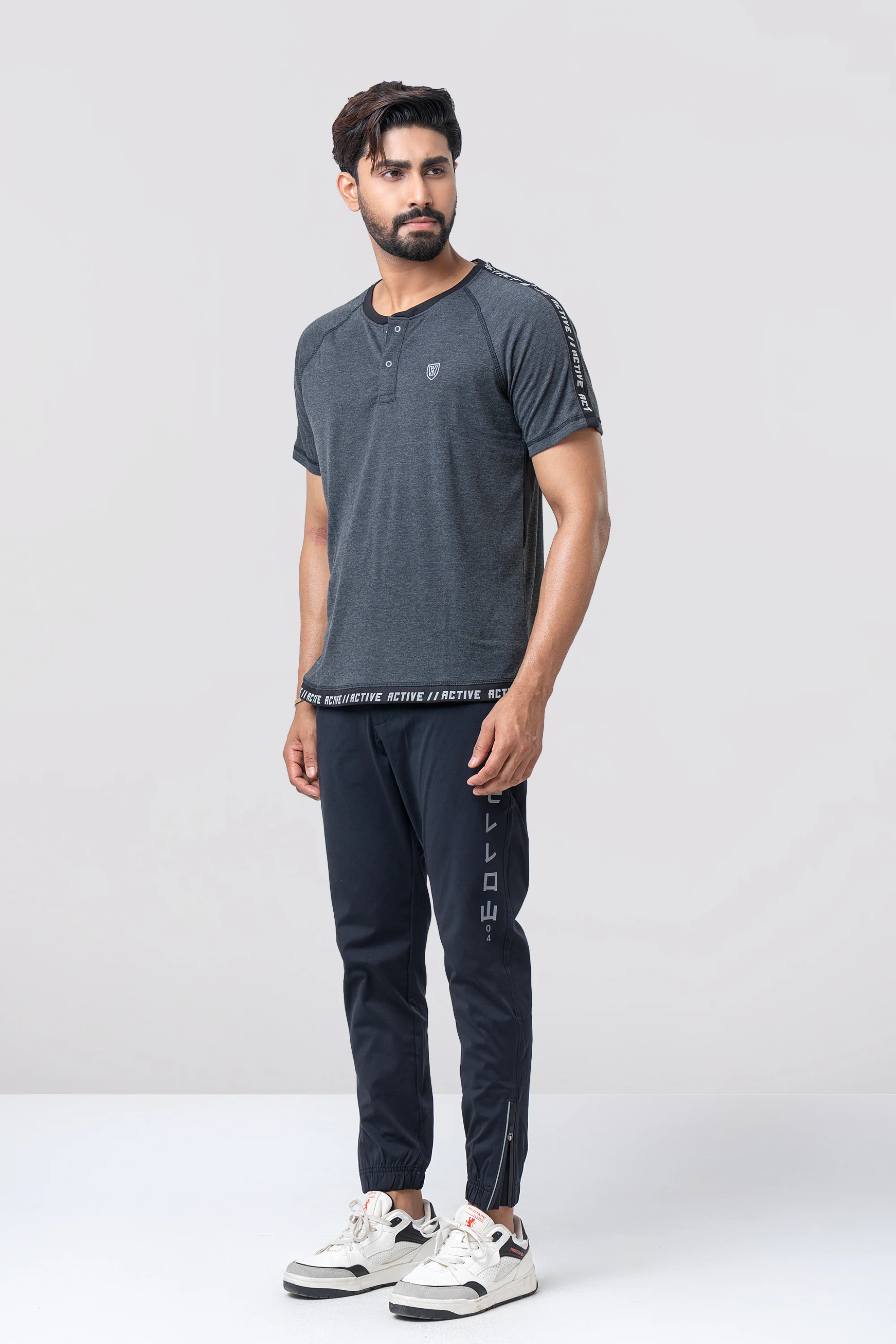 Regular Fit Raglan Short Sleeve T-Shirt - Athleisure - Image 2