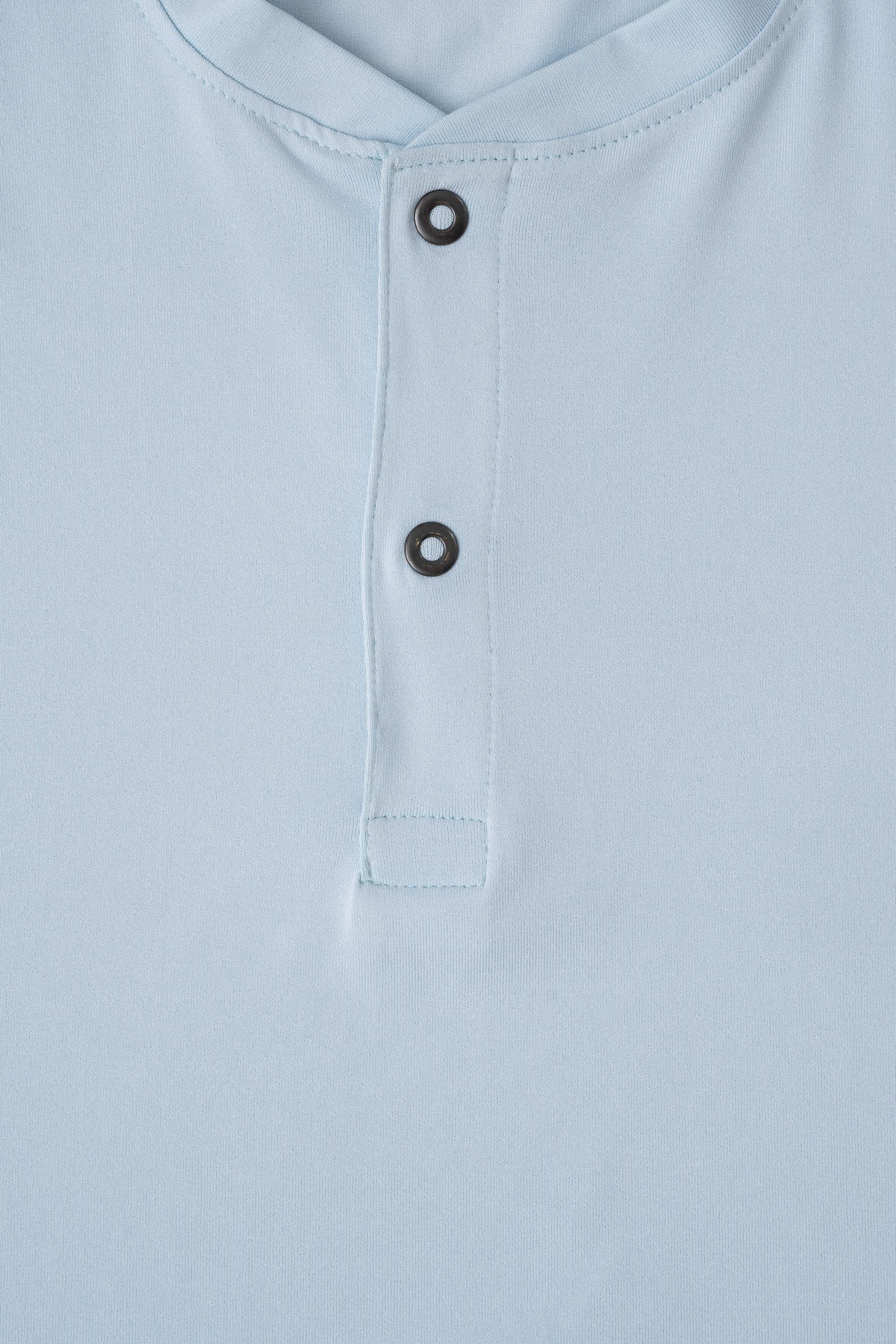 Regular Fit Henley T-Shirt - Athleisure - Image 6
